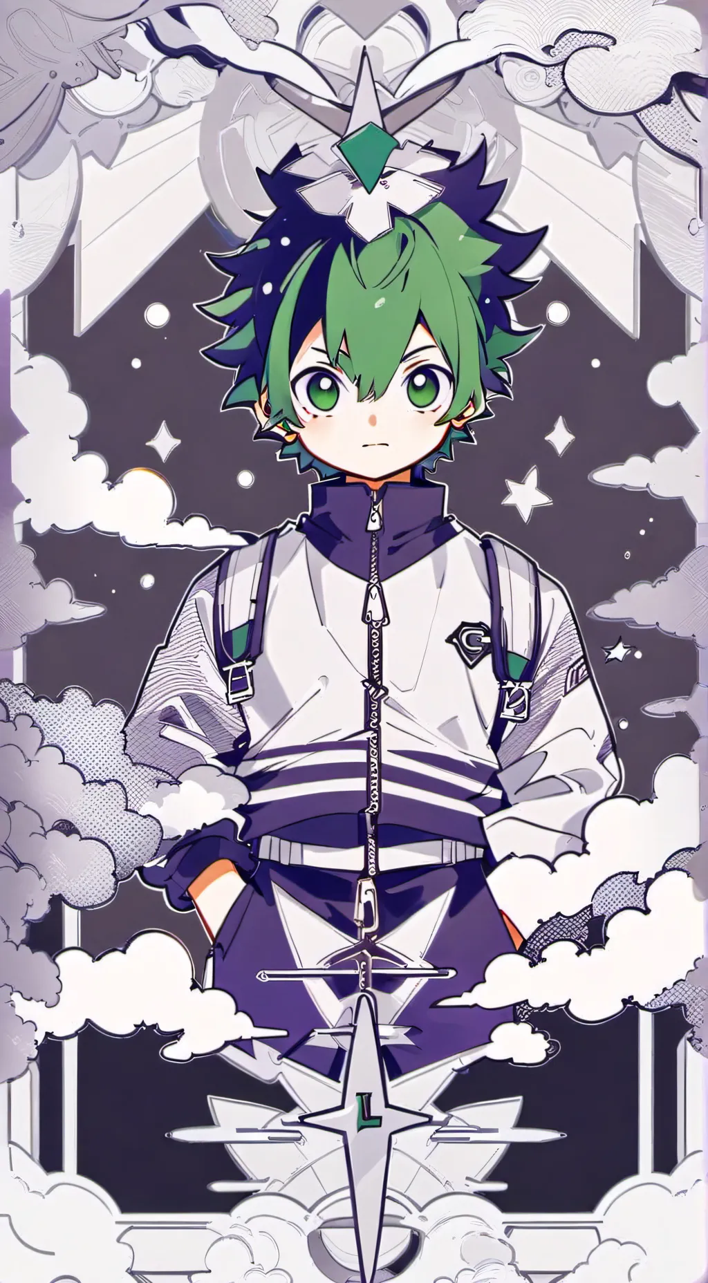 ai character: bakudeku? 🤨 background