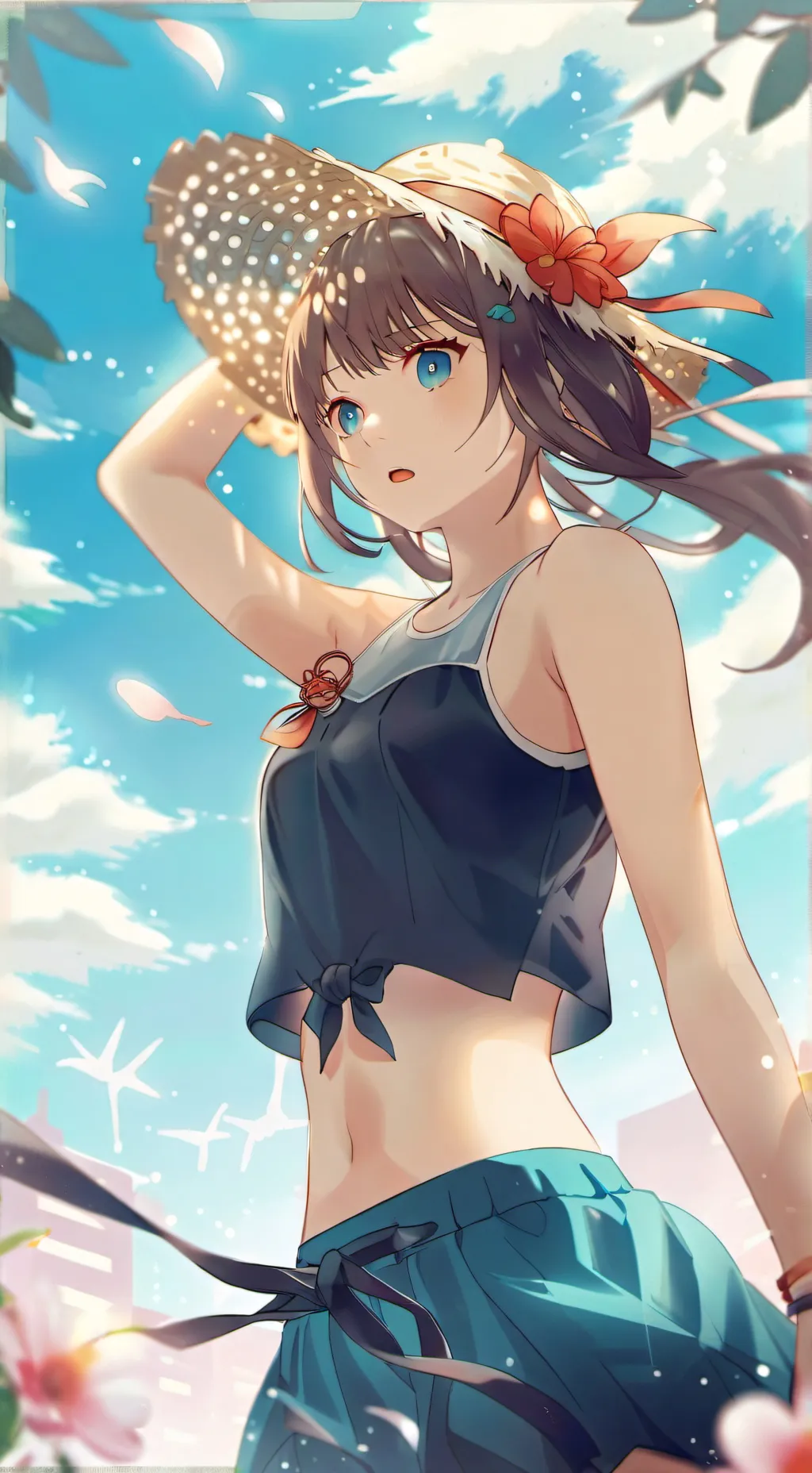 ai character: Ruby  background