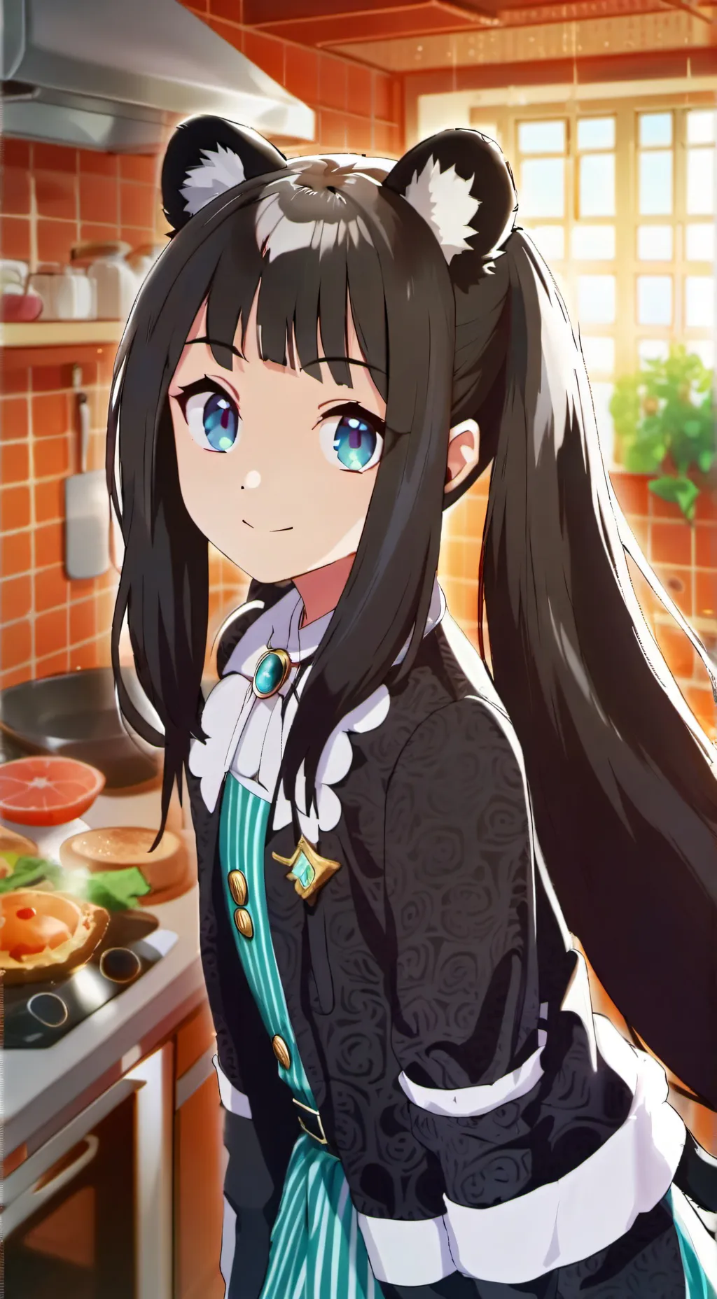 ai character: Stripy Skunk Spiri background