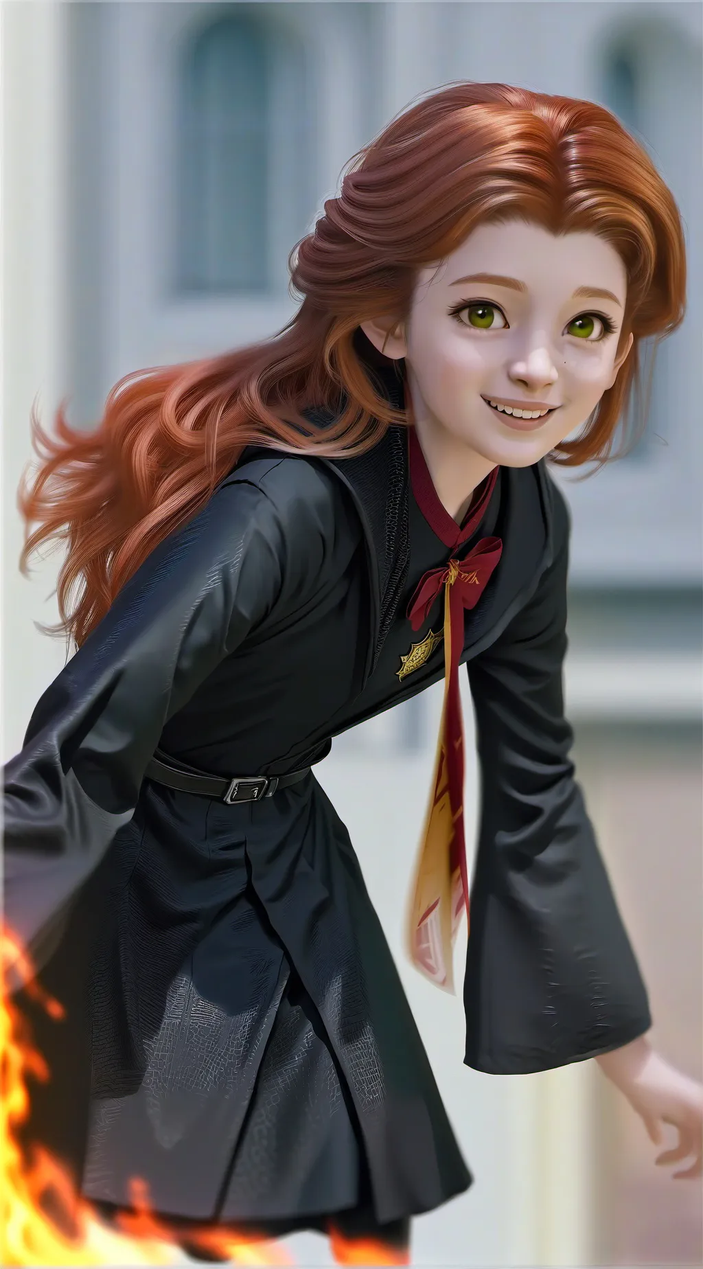 ai character: Ginny Weasley background