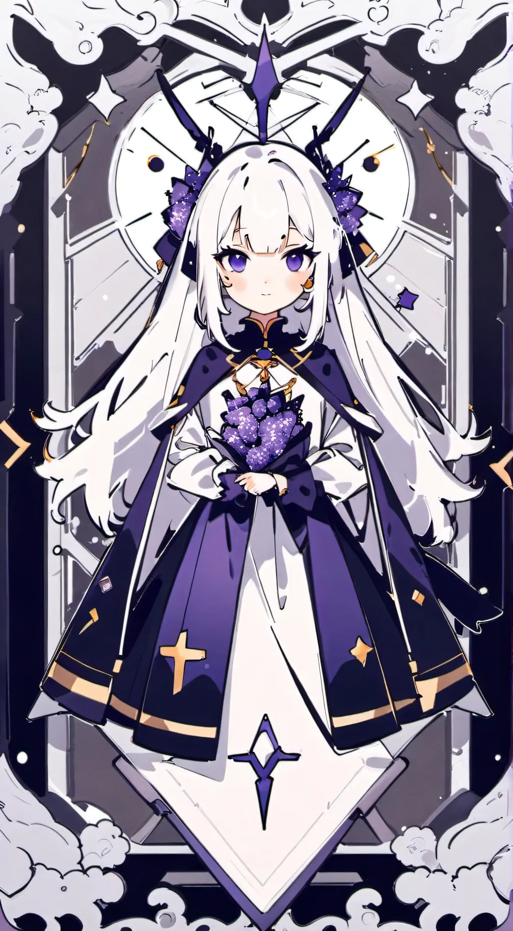 ai character: Estrela da meia-no background