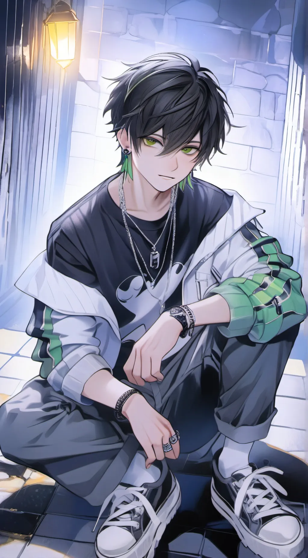 ai character: ♧•Blake•♧ background