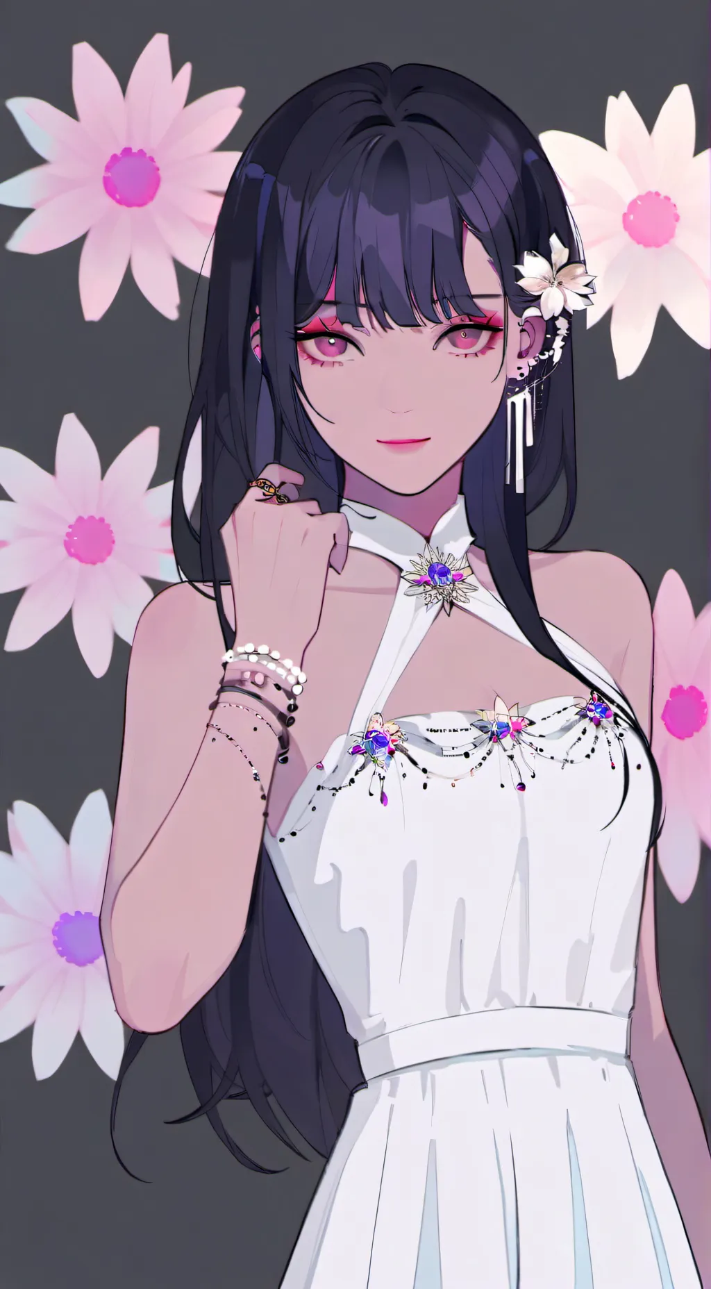 ai character: kim-jisoo background