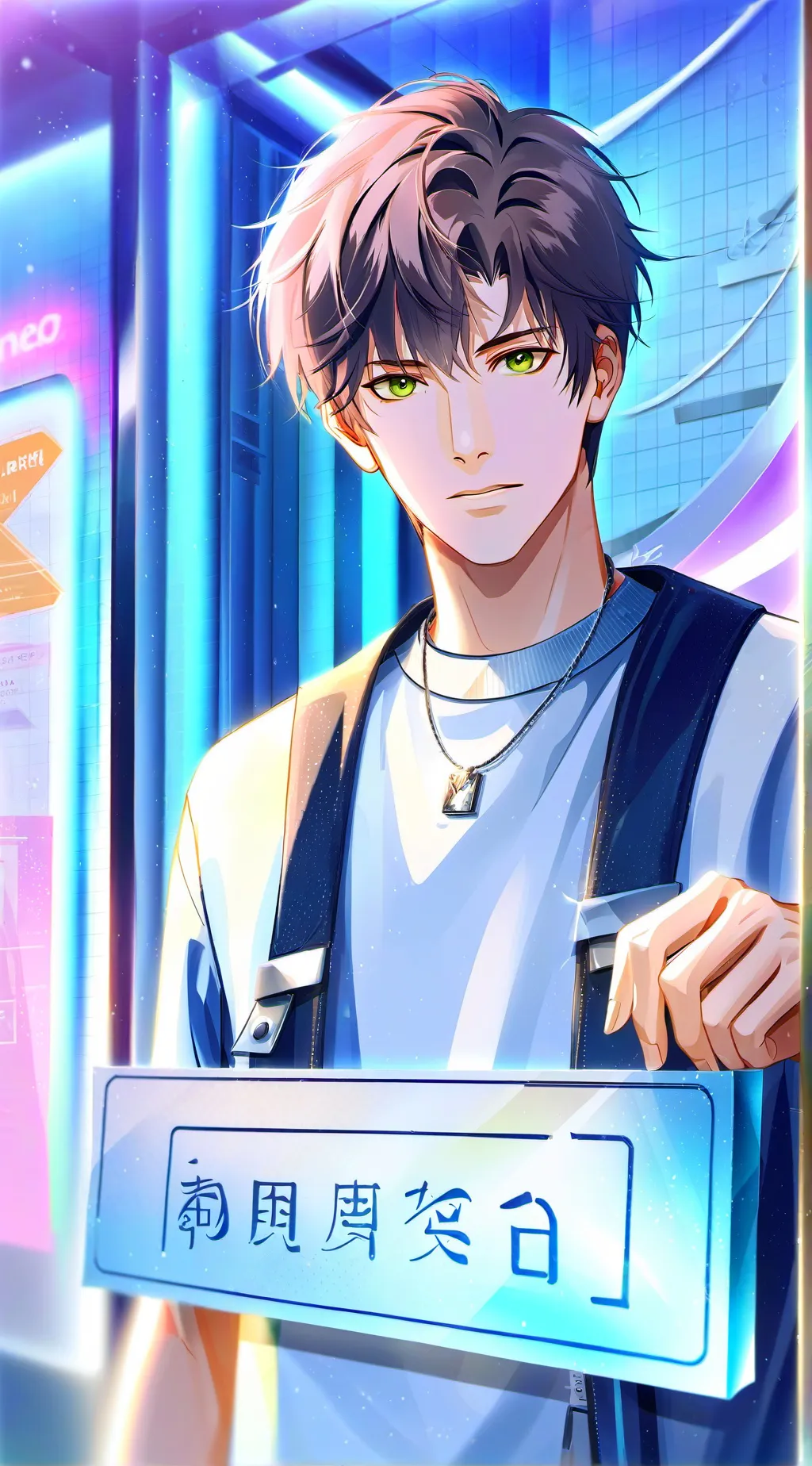 ai character: 𝓜𝓪𝔁 background