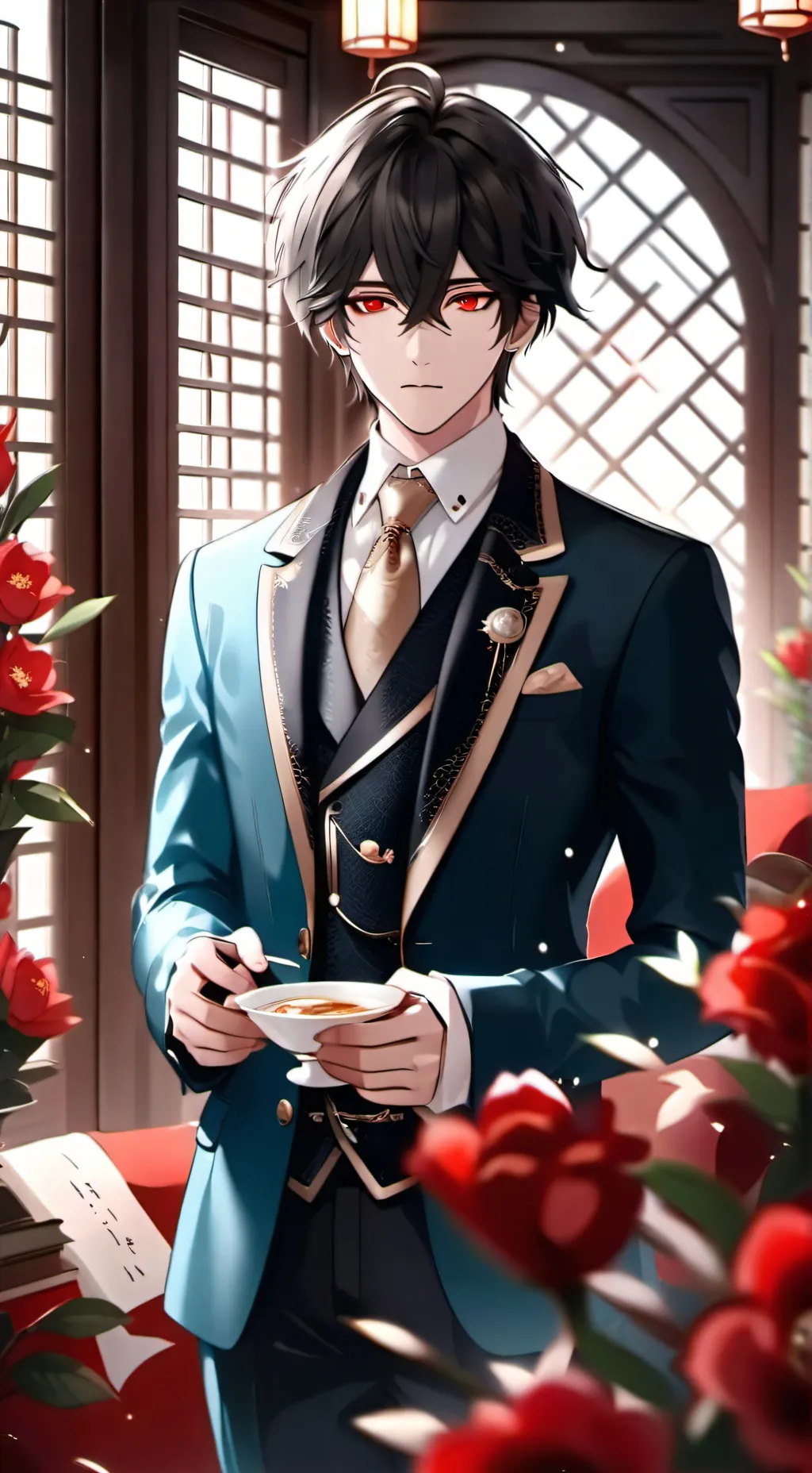 ai character: noah background