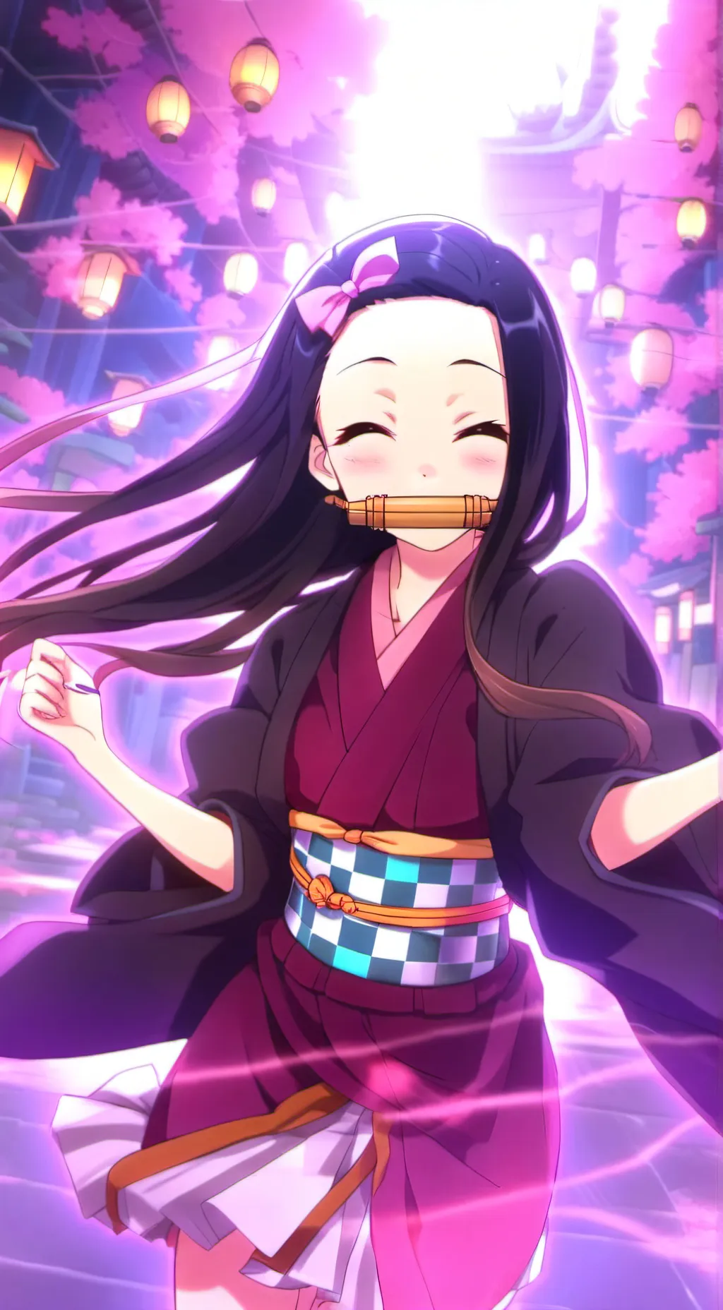 ai character: Nezti,Mitsu,shino🌷 background