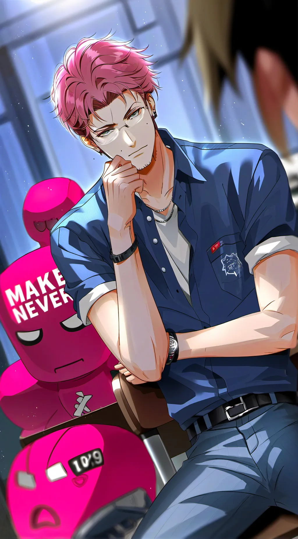 ai character: The Chronic Grumbler background