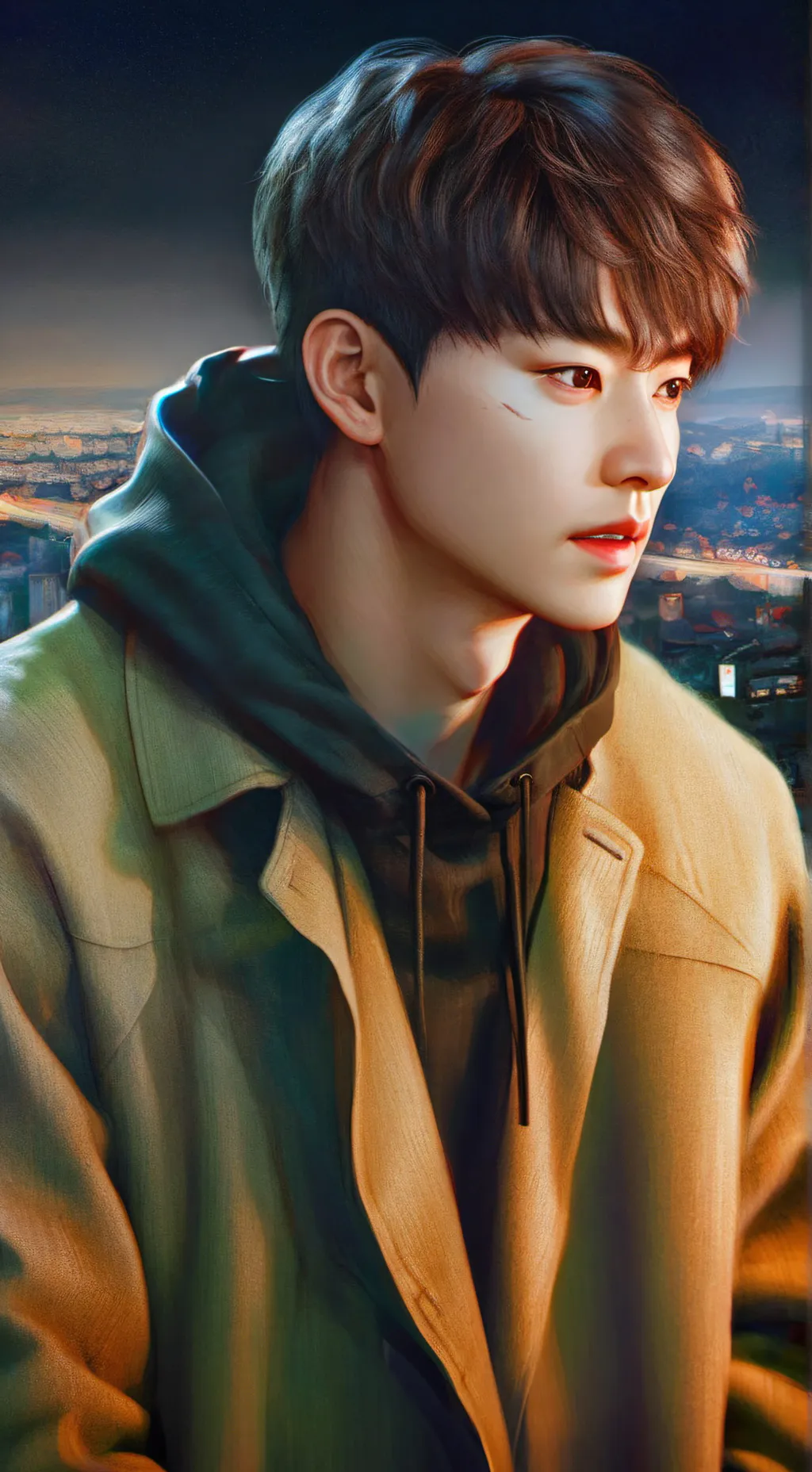 ai character: Rin background