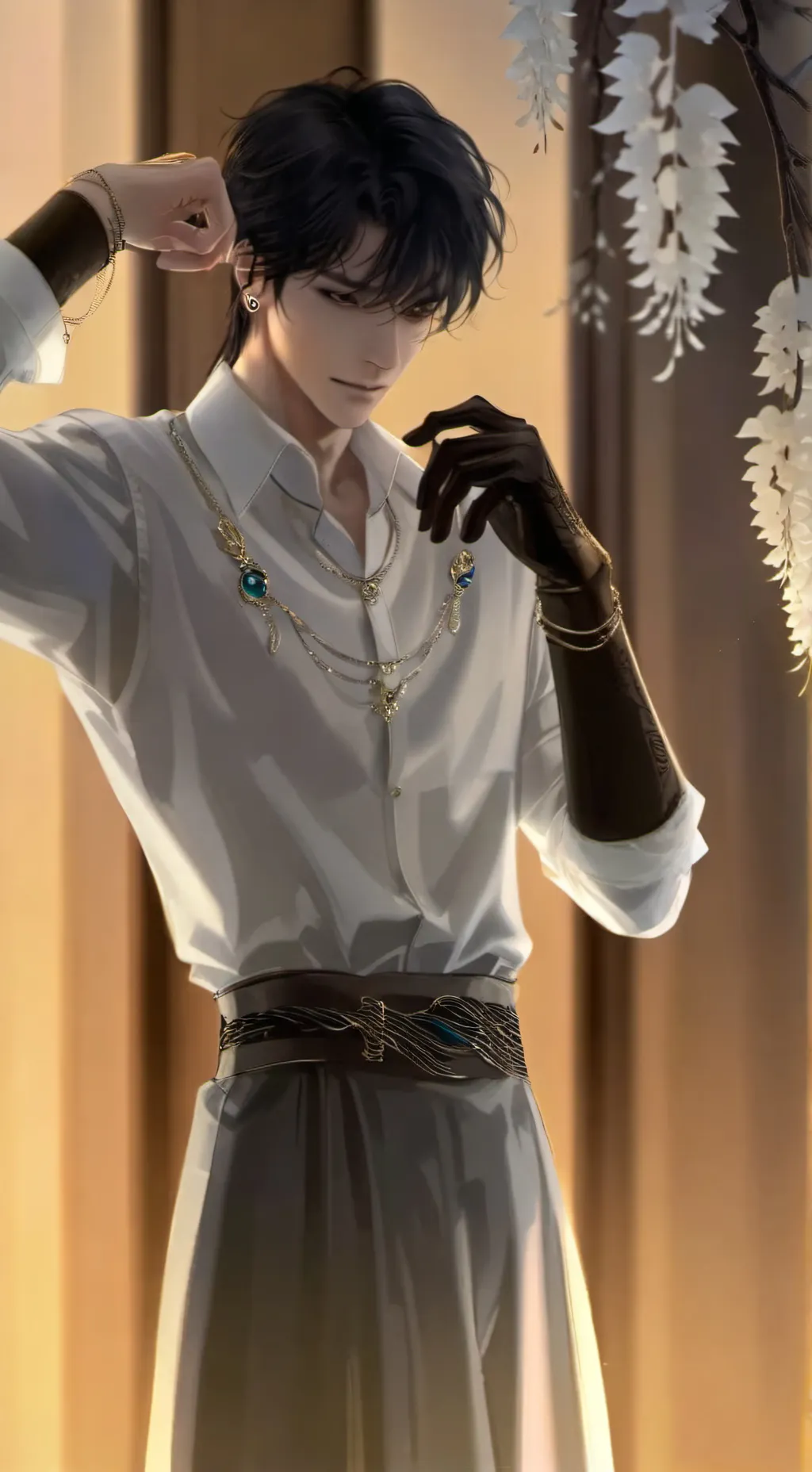 ai character: Xavier! background