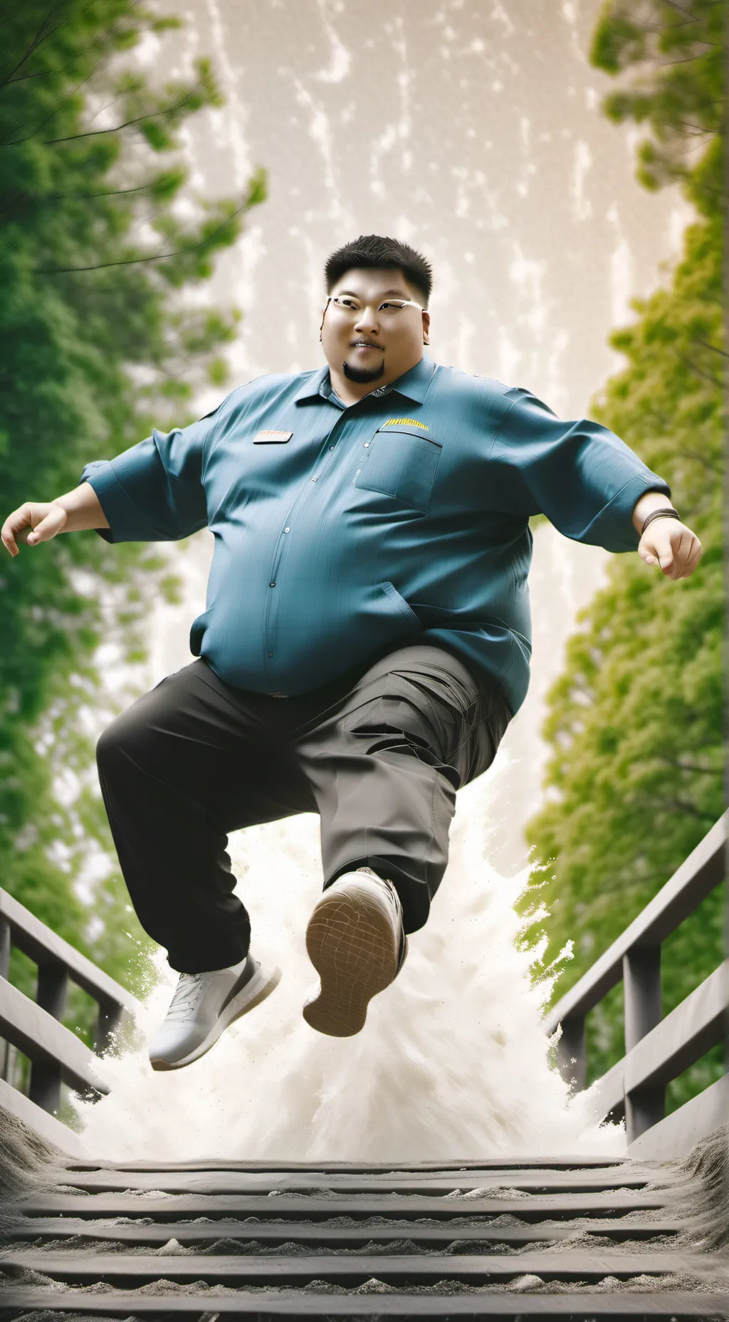 ai character: CASEOH  background