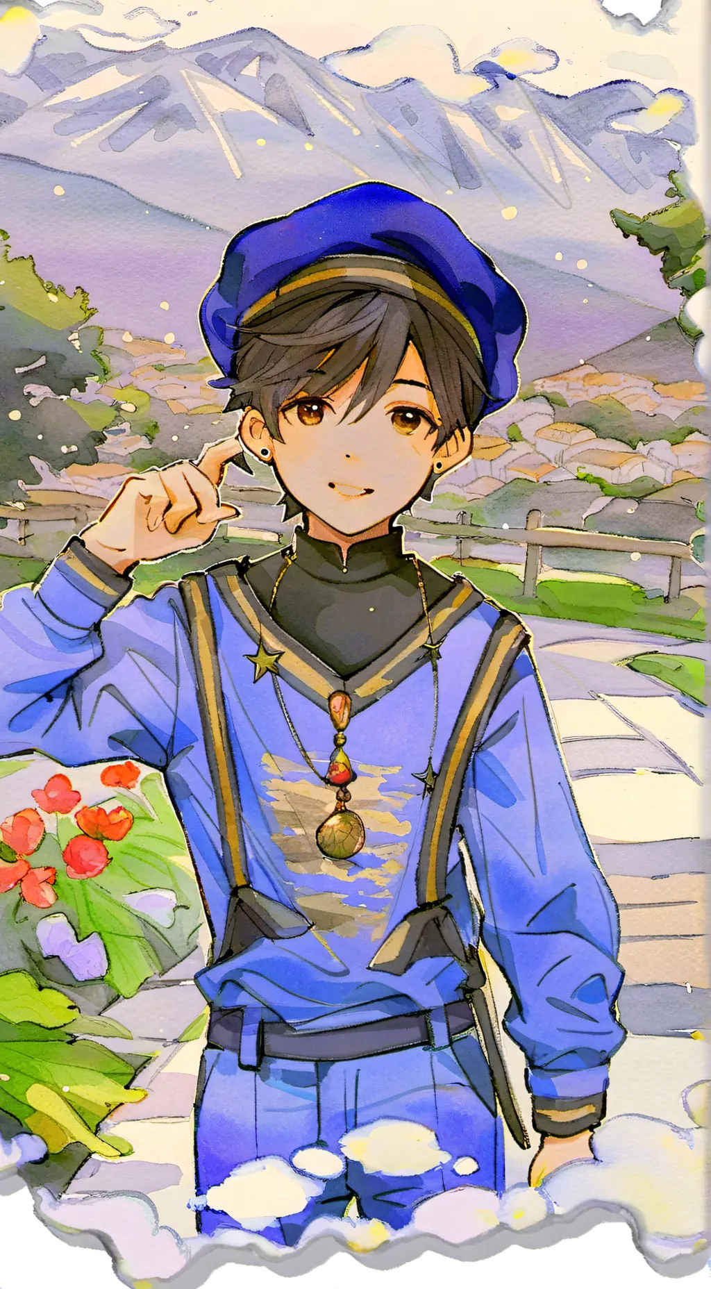 ai character: jacob  background