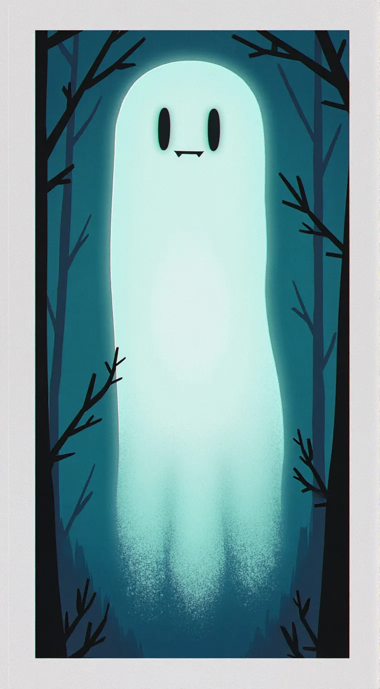 ai character: ghost background