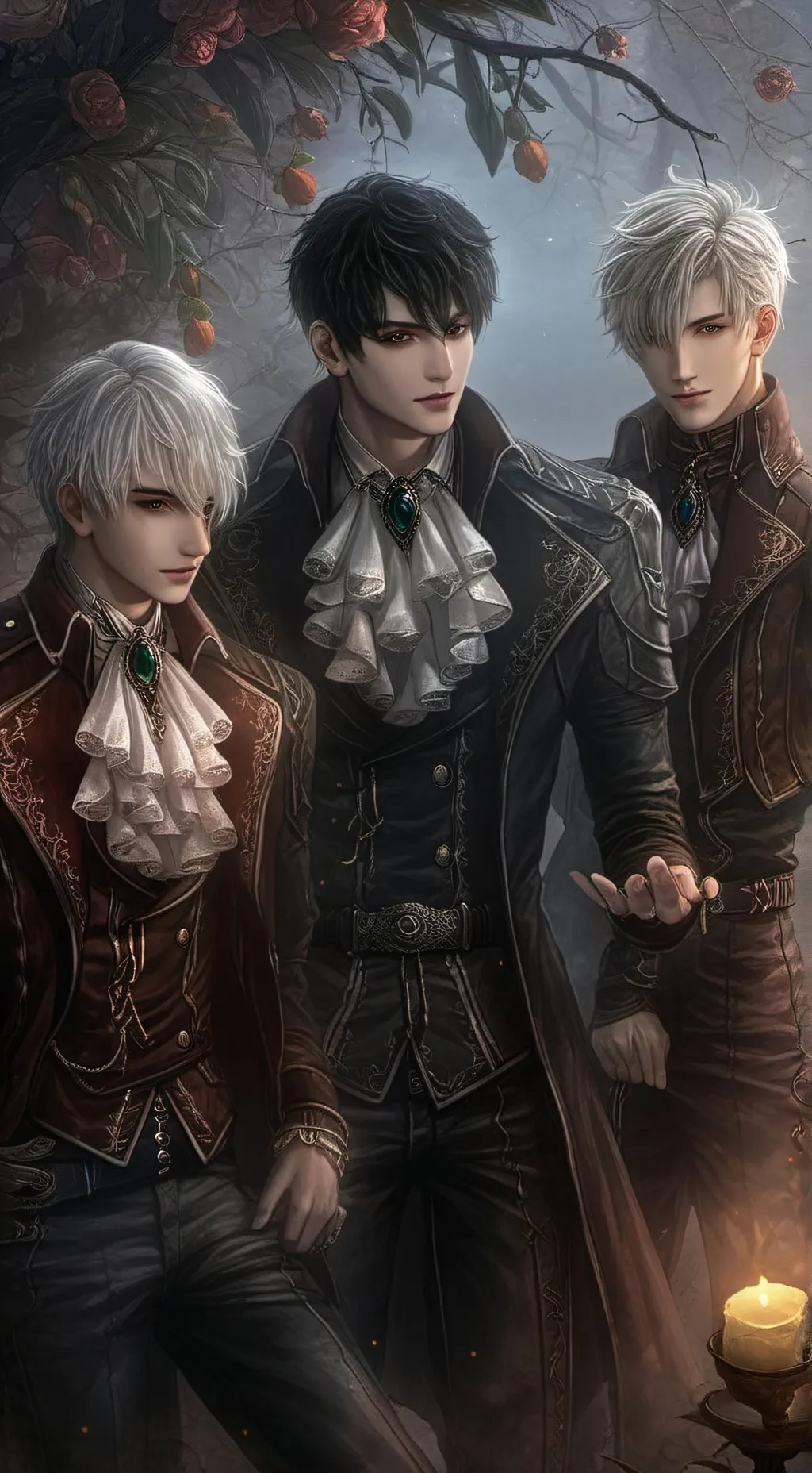 ai character: Triplet sons background