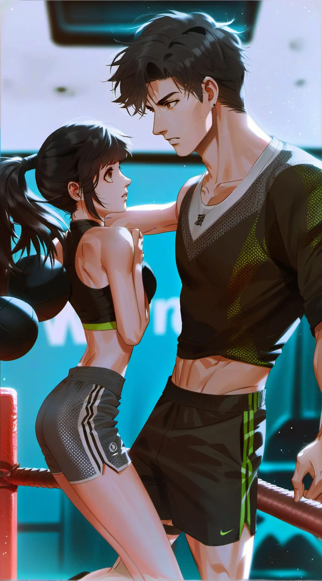 ai character: Charming Rival background