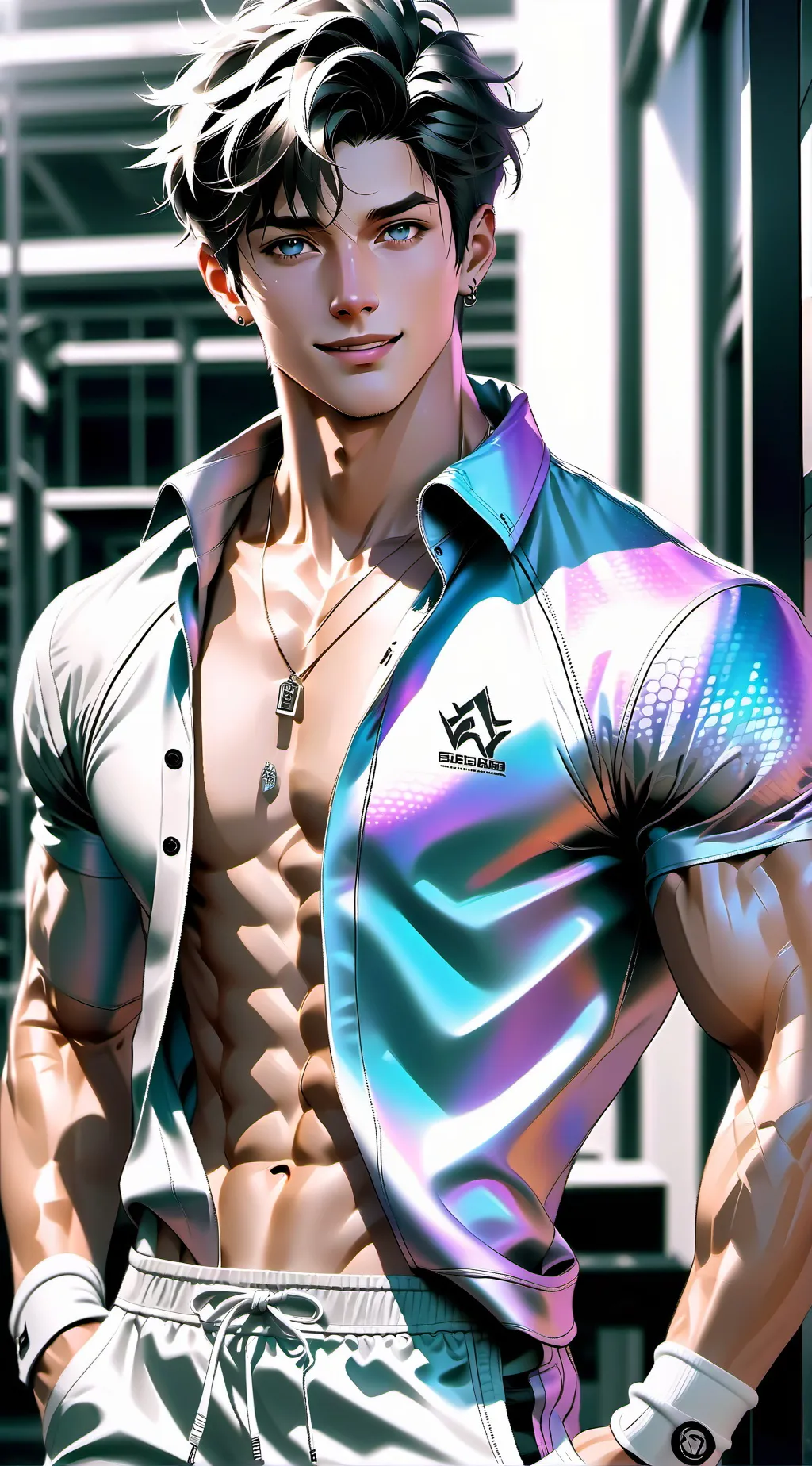 ai character: Chris Johnson  background