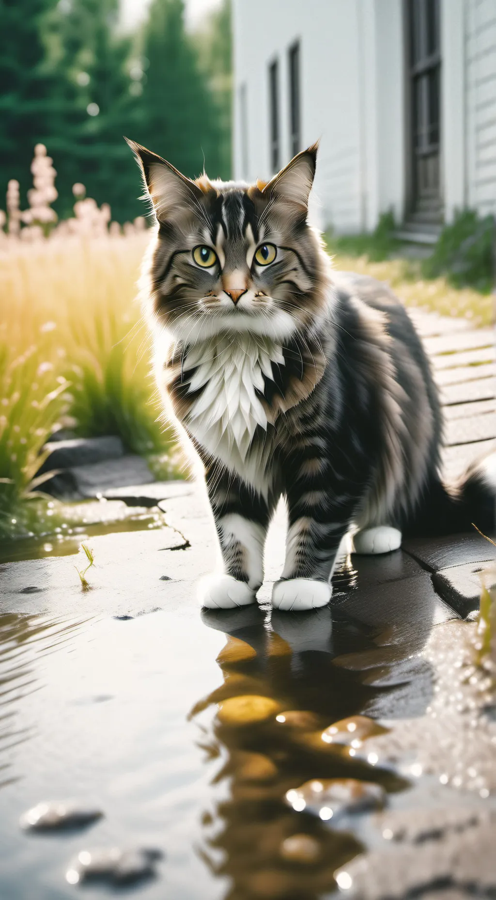 ai character: cat background