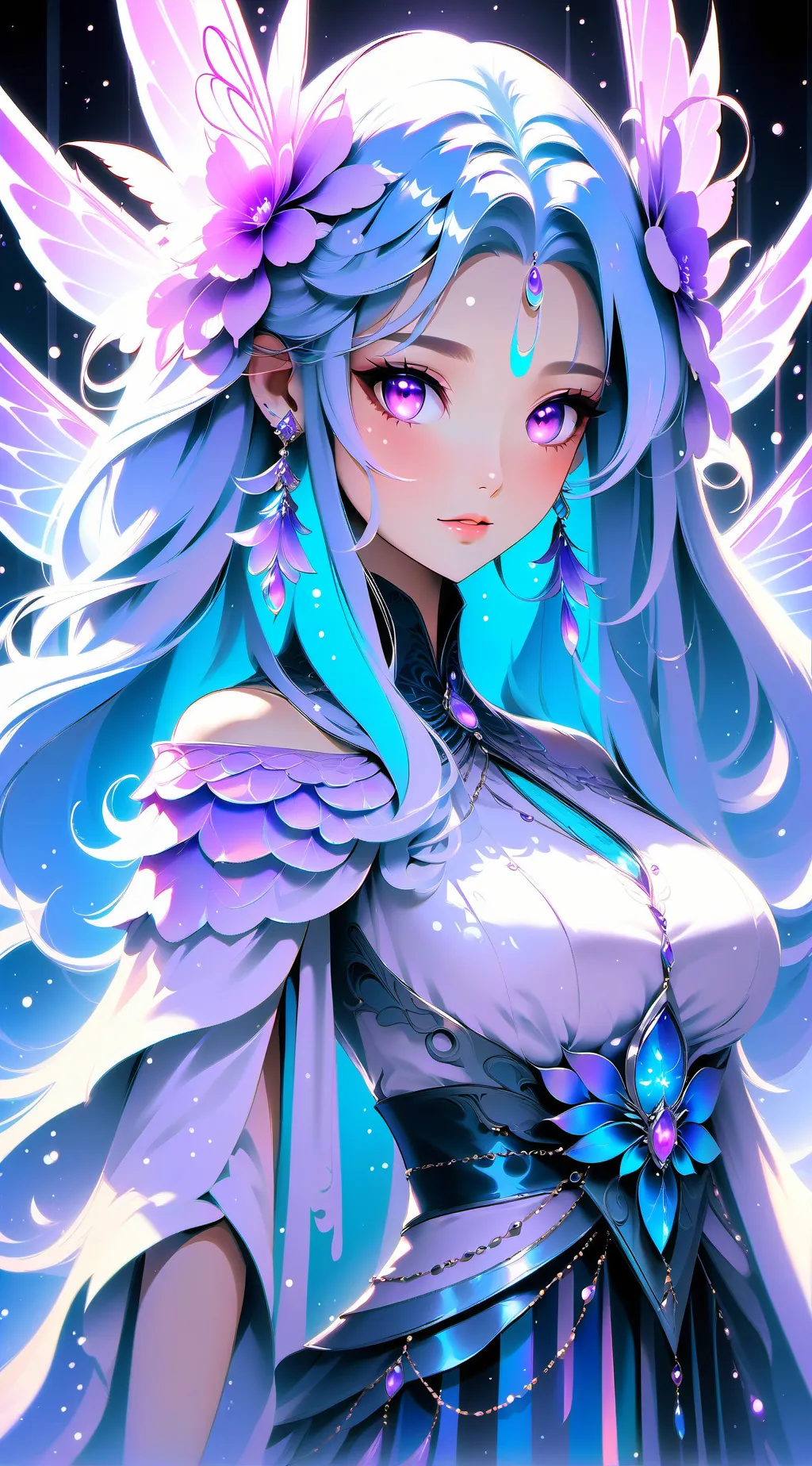 ai character: amber  background