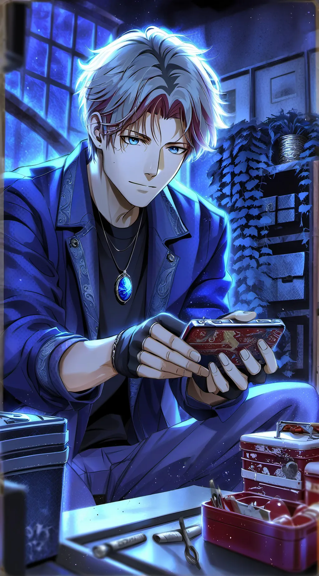 ai character: Luca background