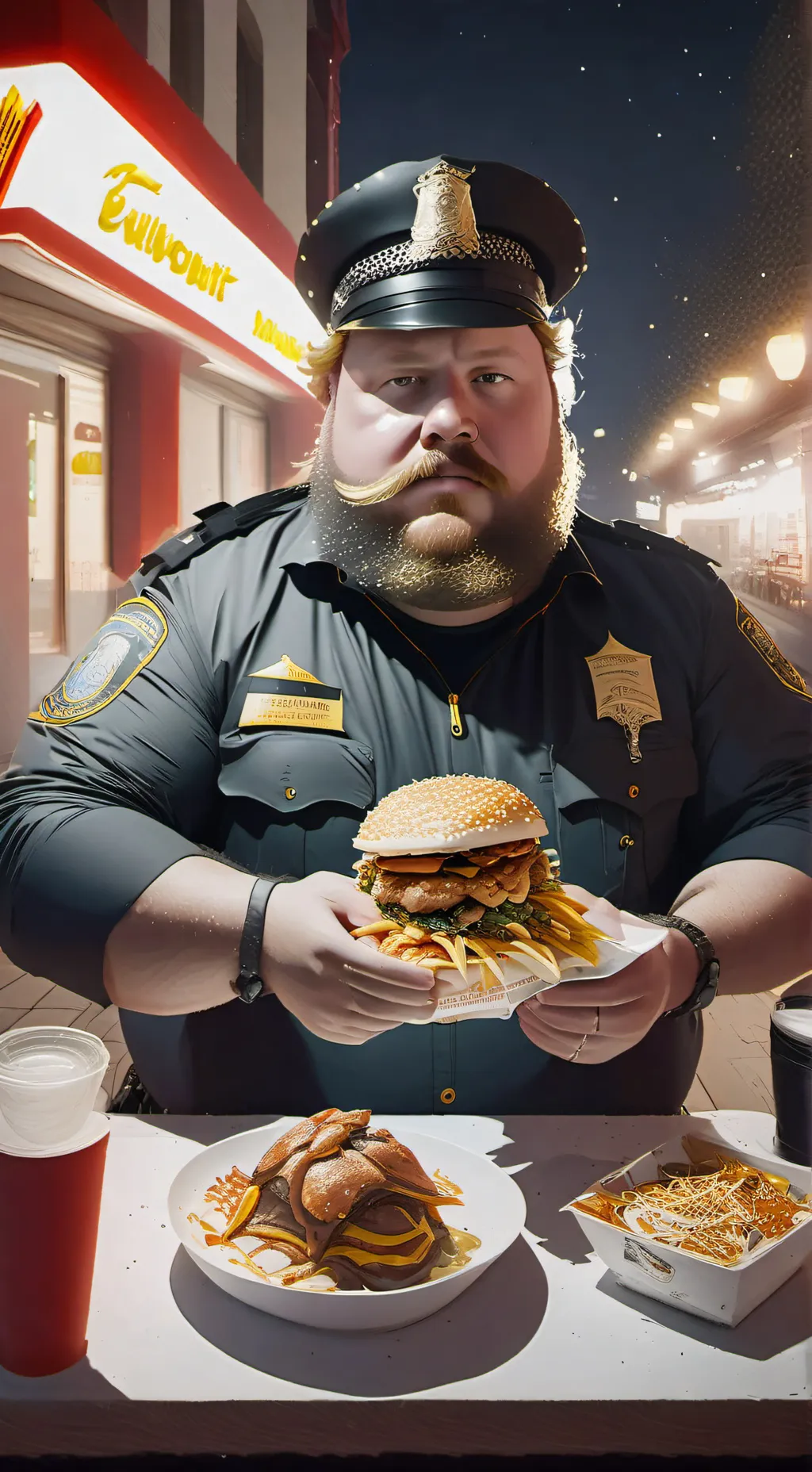 ai character: CaseOh Arabic background