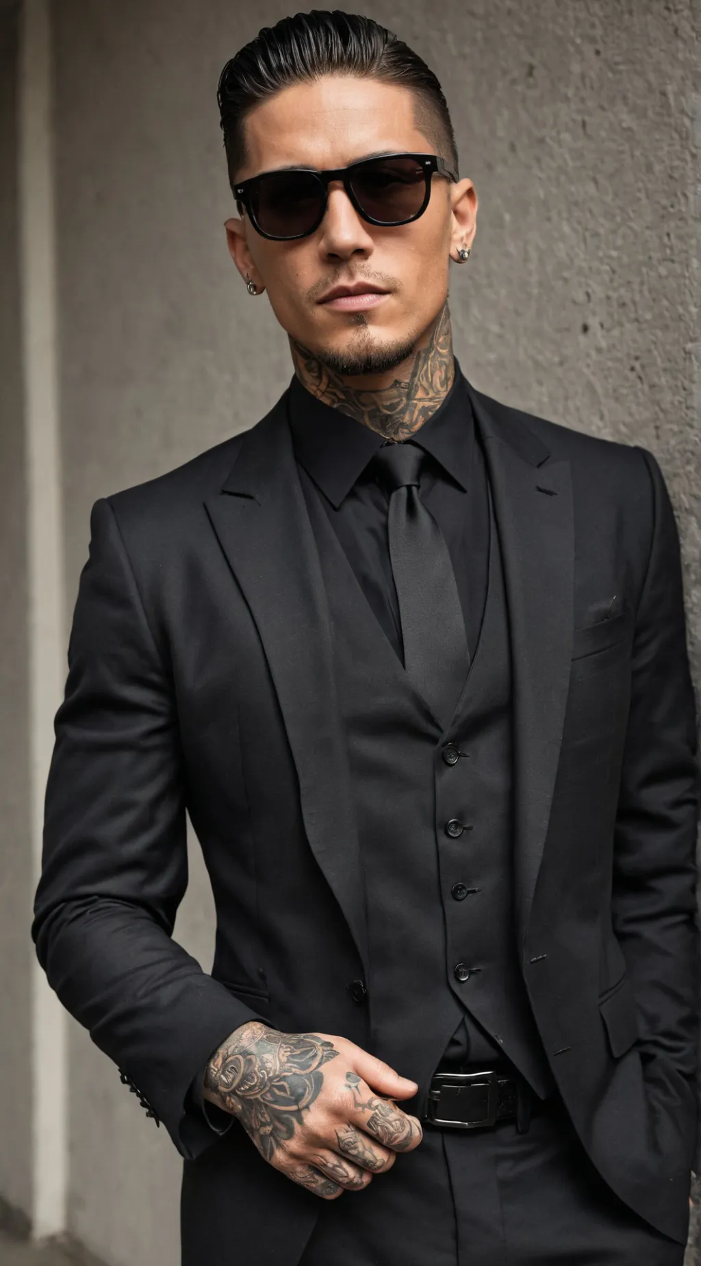 ai character: Mafia man  background