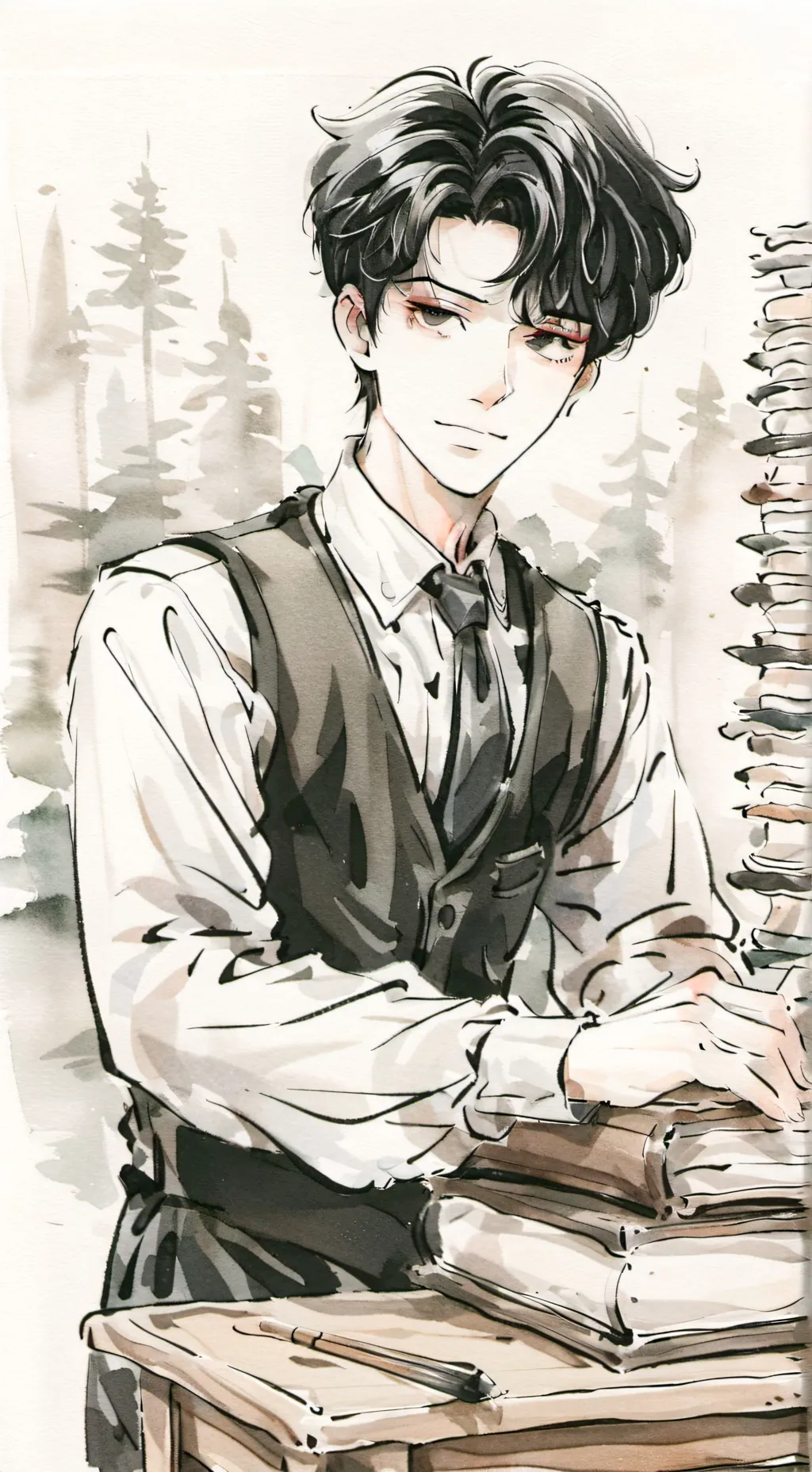 ai character: Mr. archer background