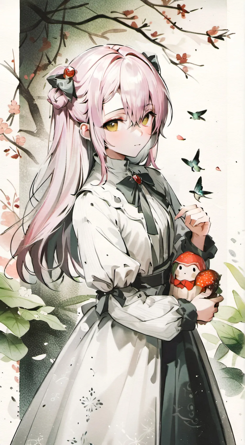 ai character: Obanai x mitsuri background