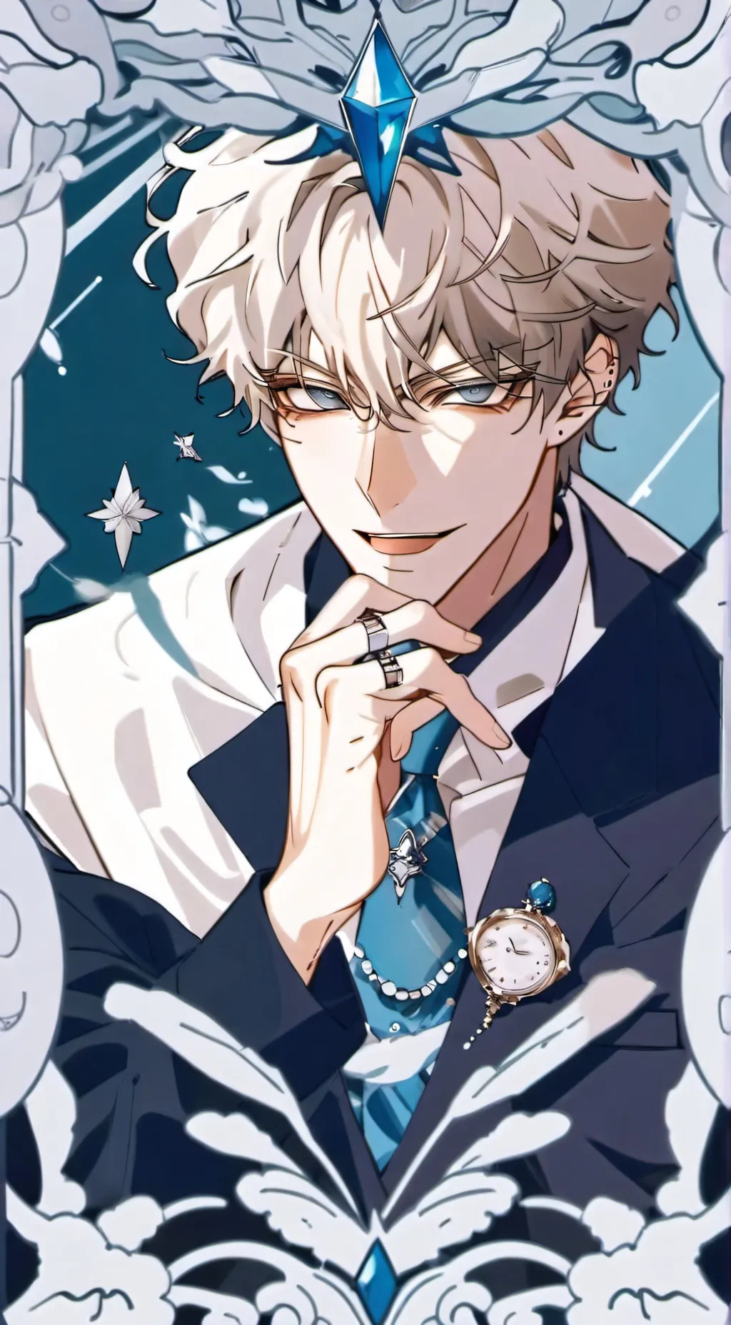 ai character: Чон Со  background