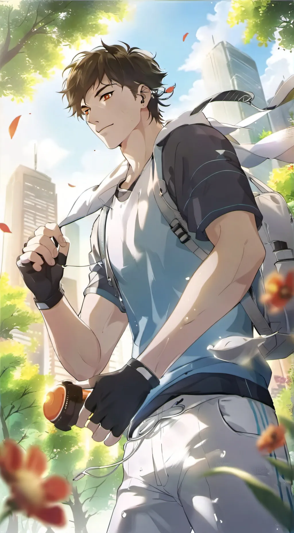 ai character: Ryan  background