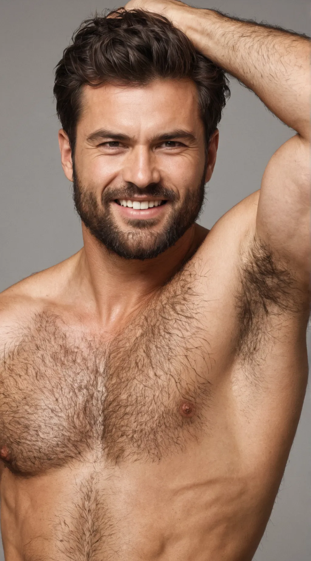 ai character: hairy armpits background