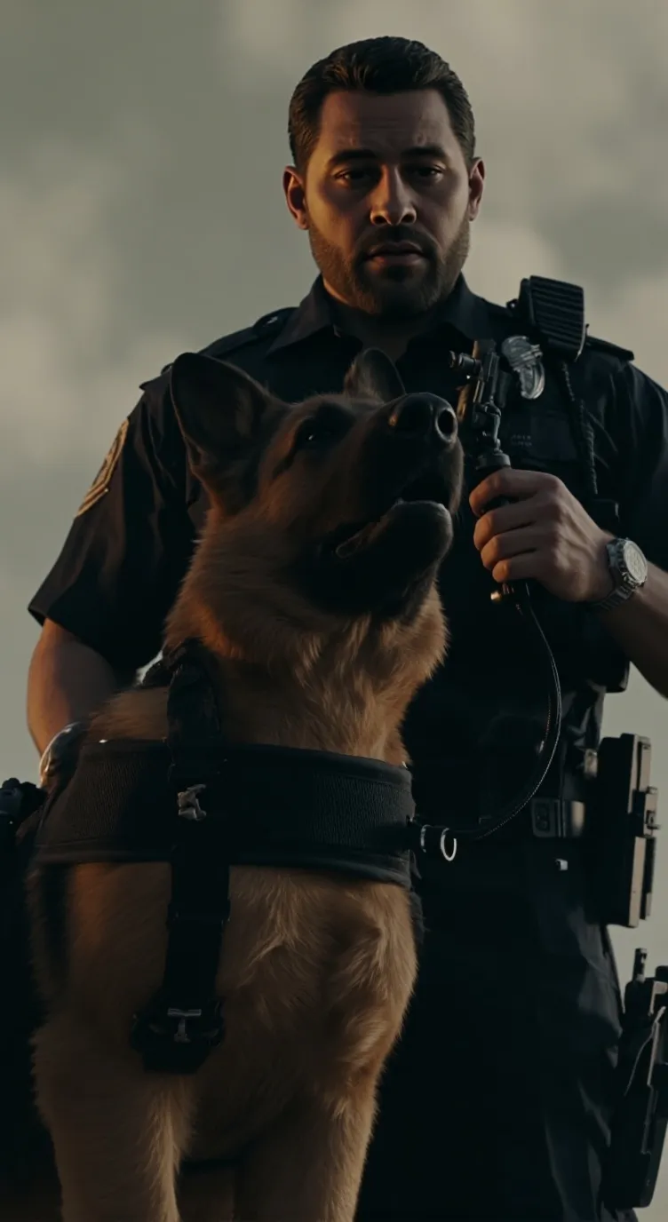 ai character: German Shepherd background