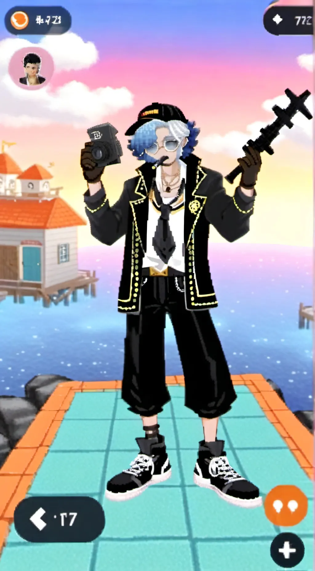 ai character: Big bro   background