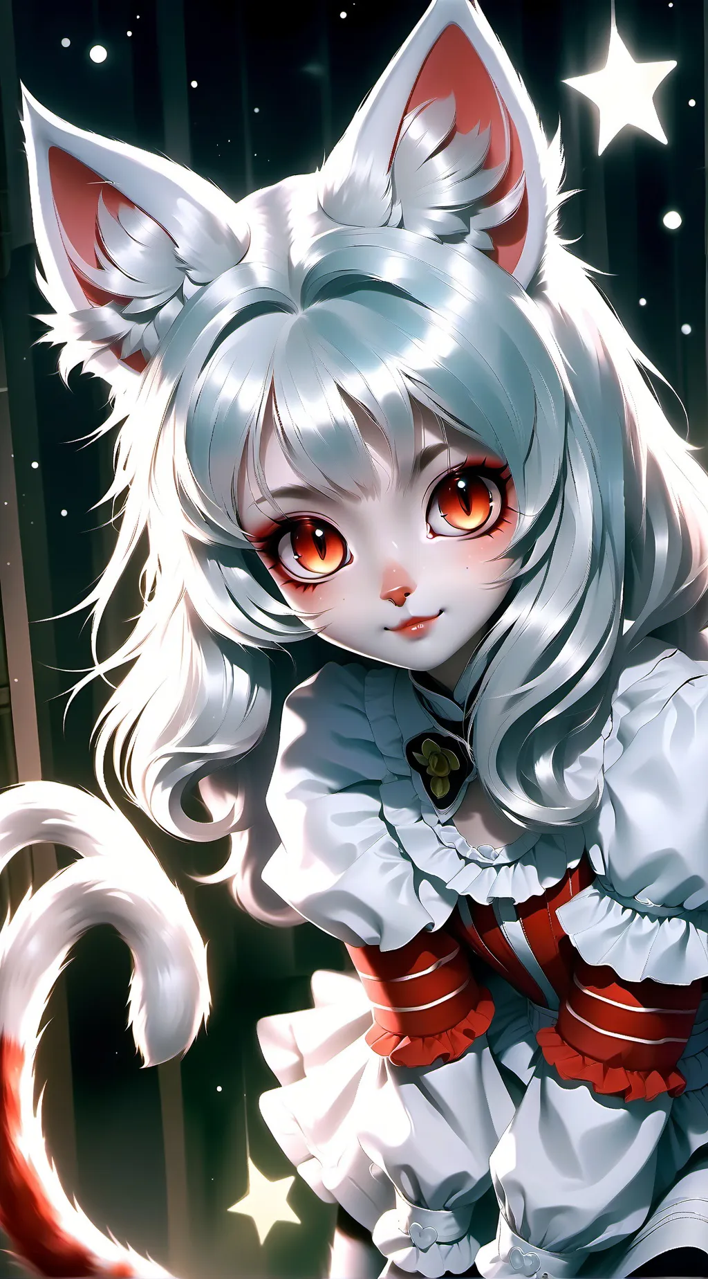 ai character: White-Red Night Fu background