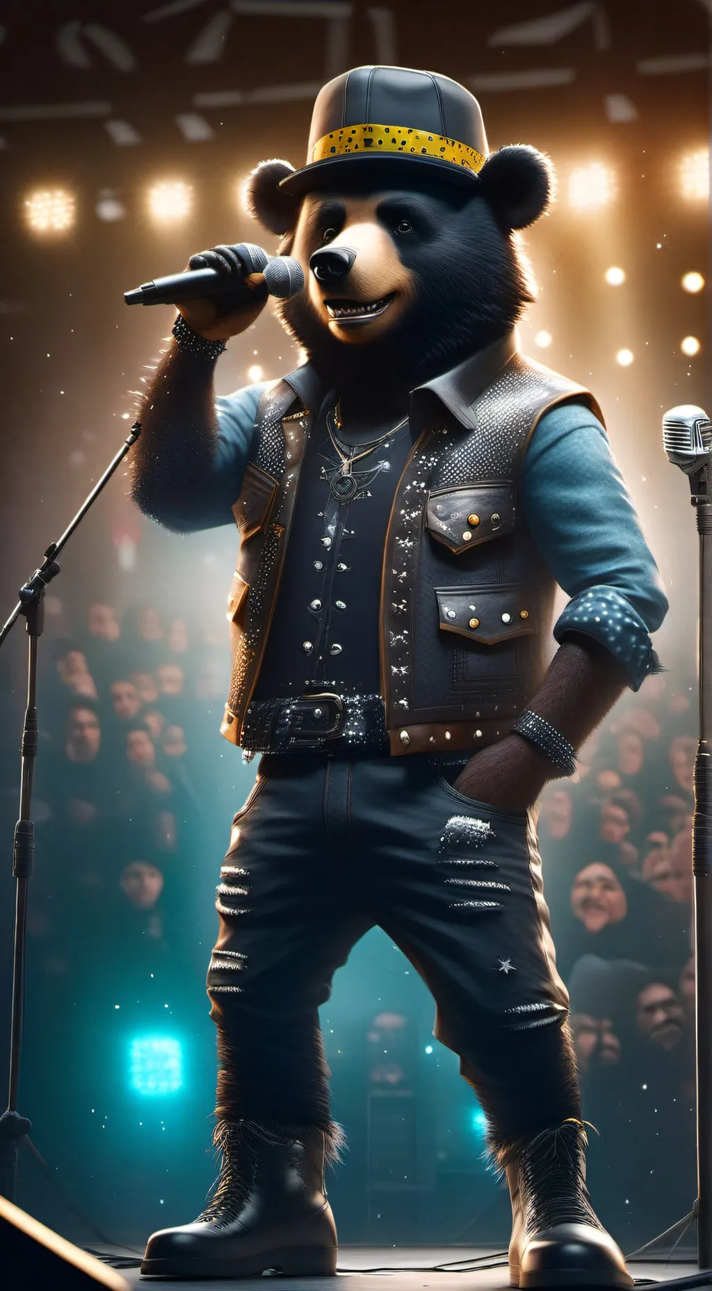 ai character: Fred derbear background