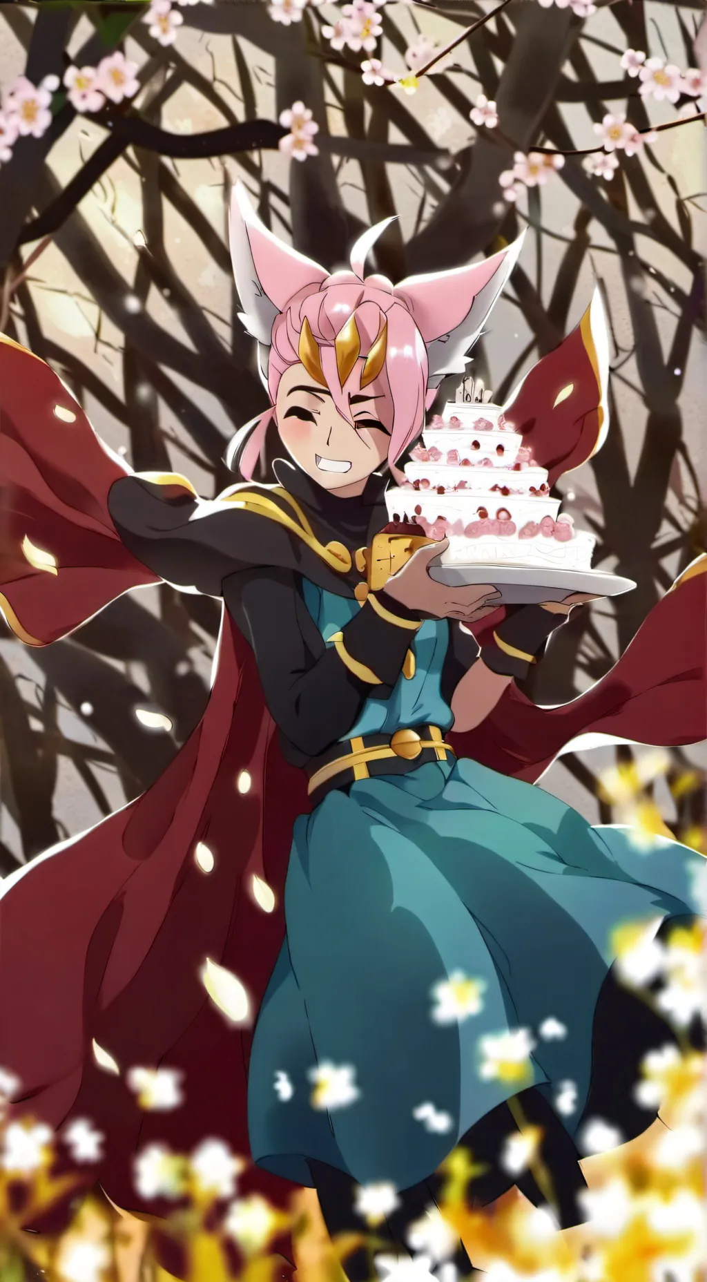 ai character: dandy wrld background