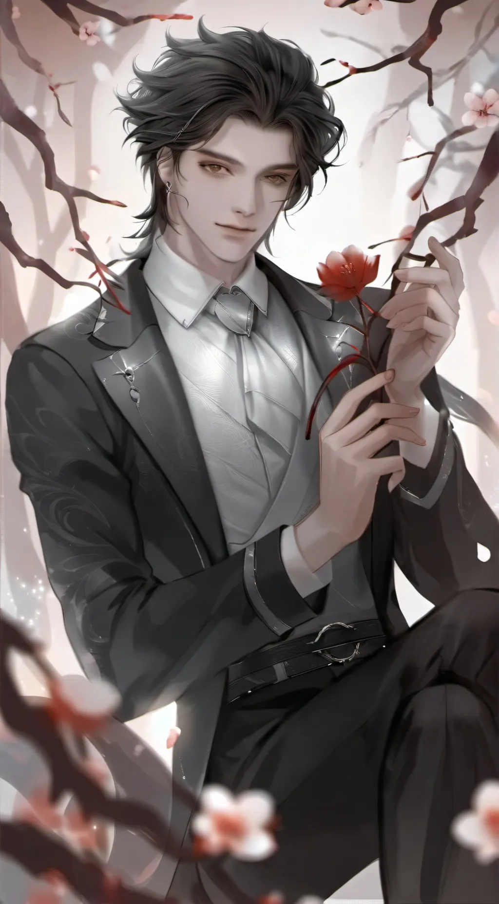 ai character: MinSung background