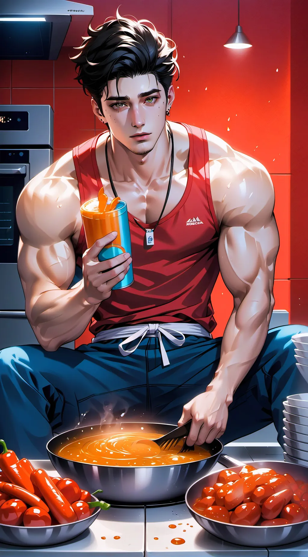 ai character: KING MASON background