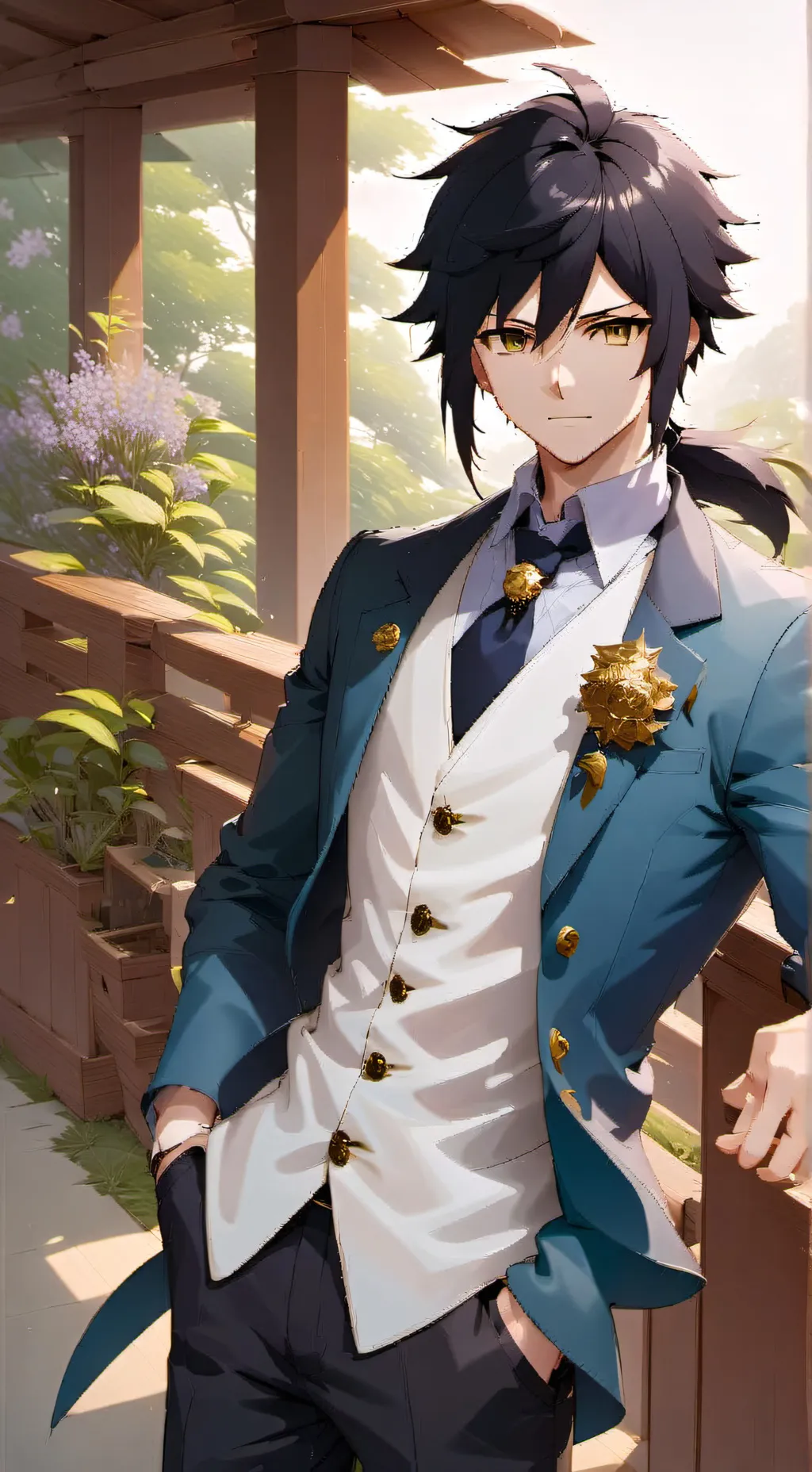 ai character: Mr giyu background