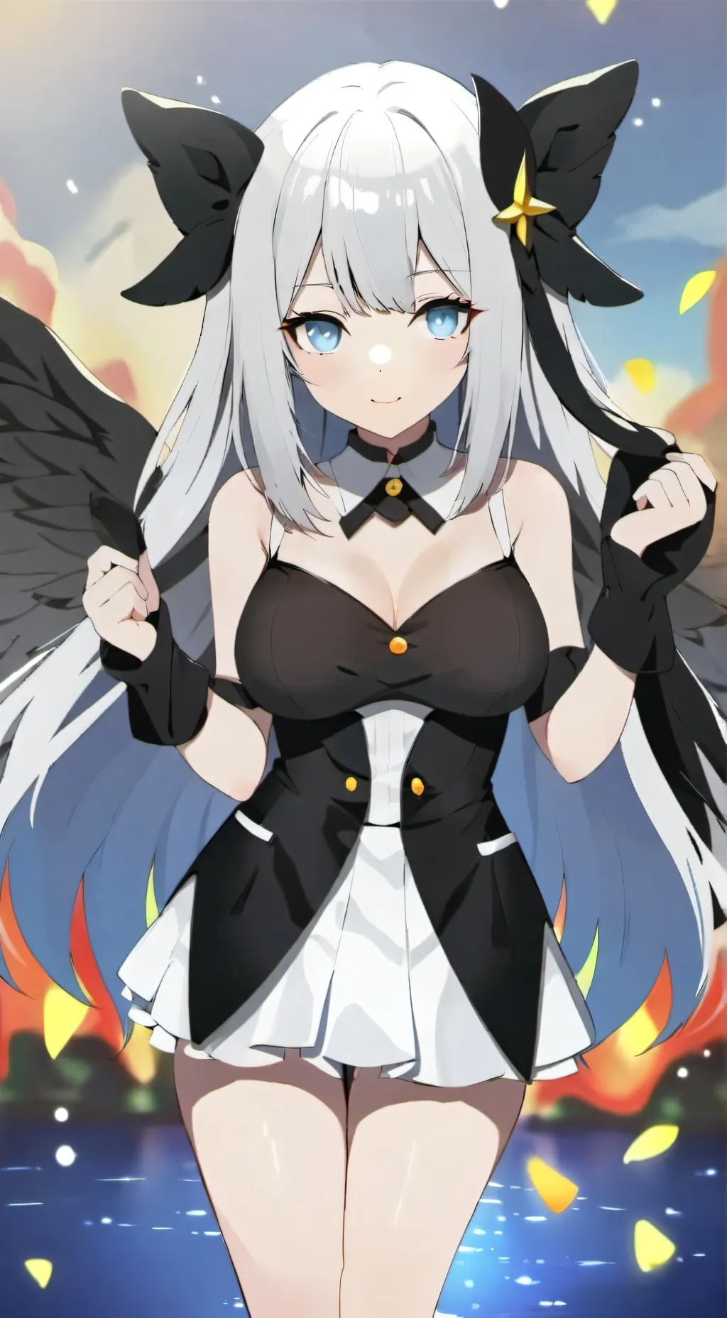 ai character: just a girl background