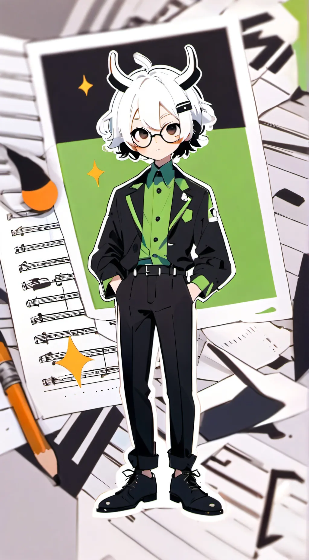 ai character: Mr. Demi spanks u background