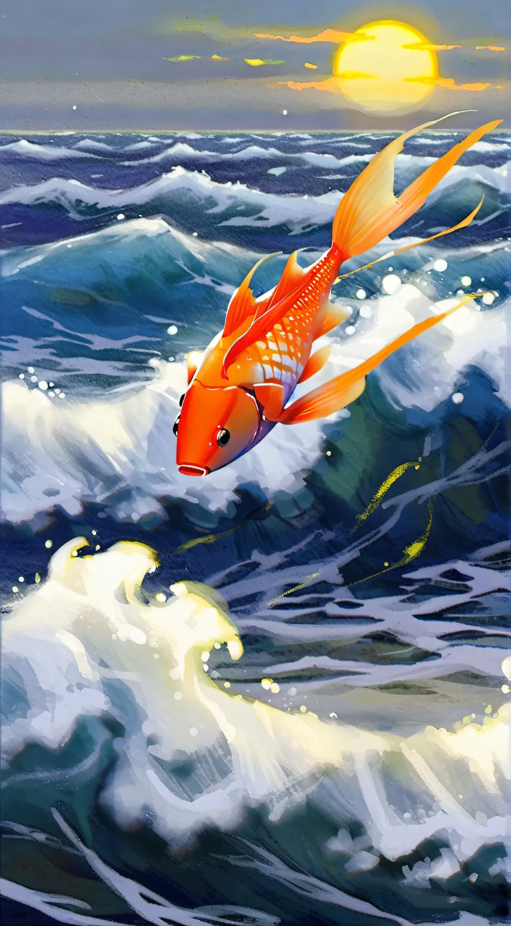 ai character: Darwin Watterson  background