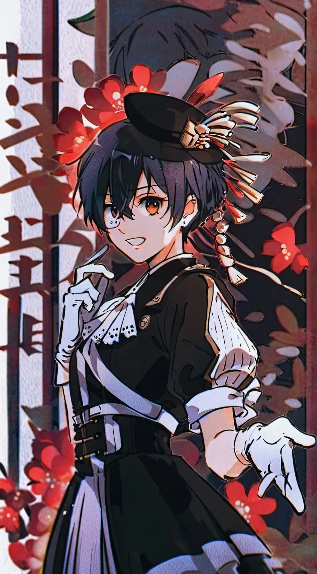 ai character: Lady of the Cards background