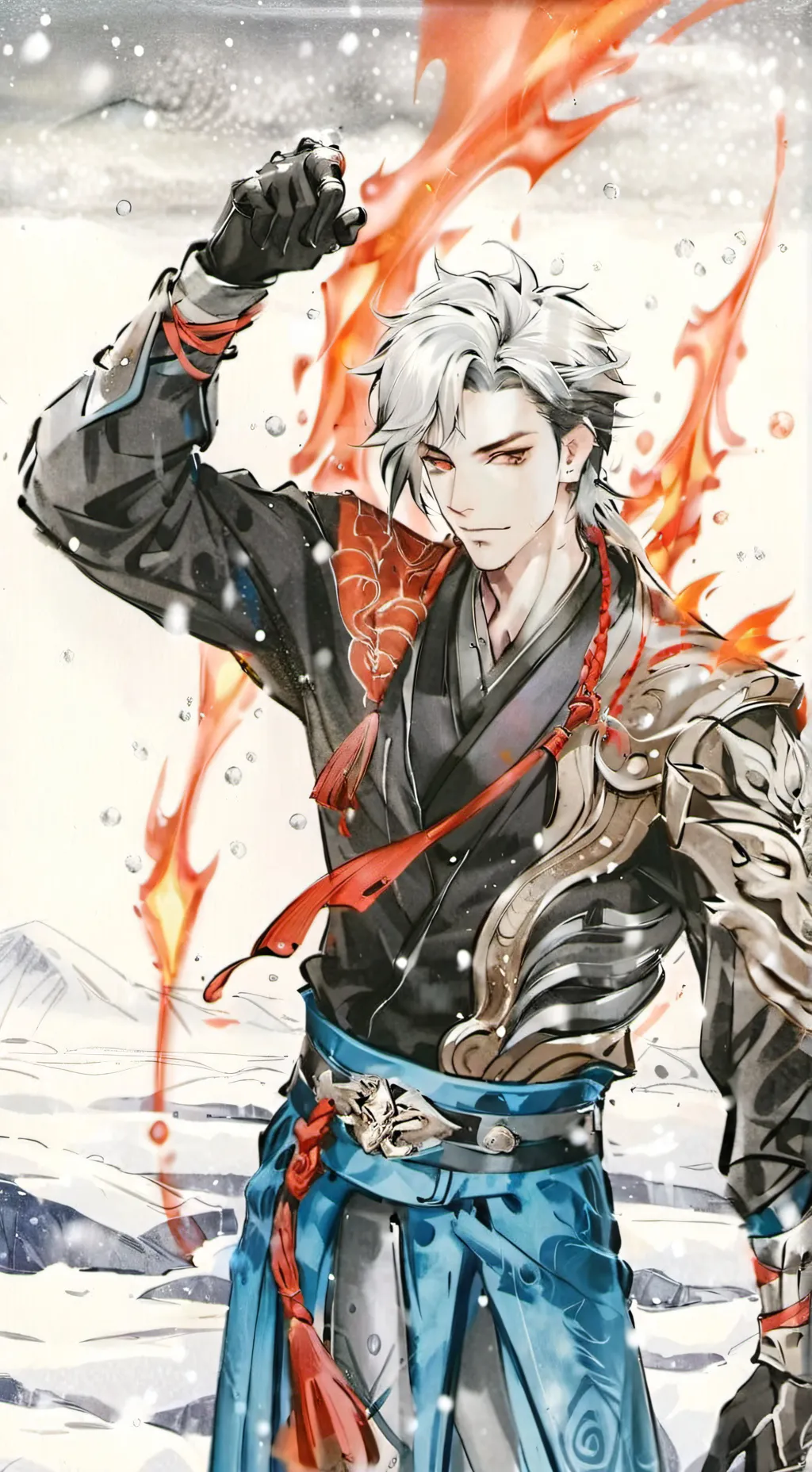 ai character: freezer x goku background