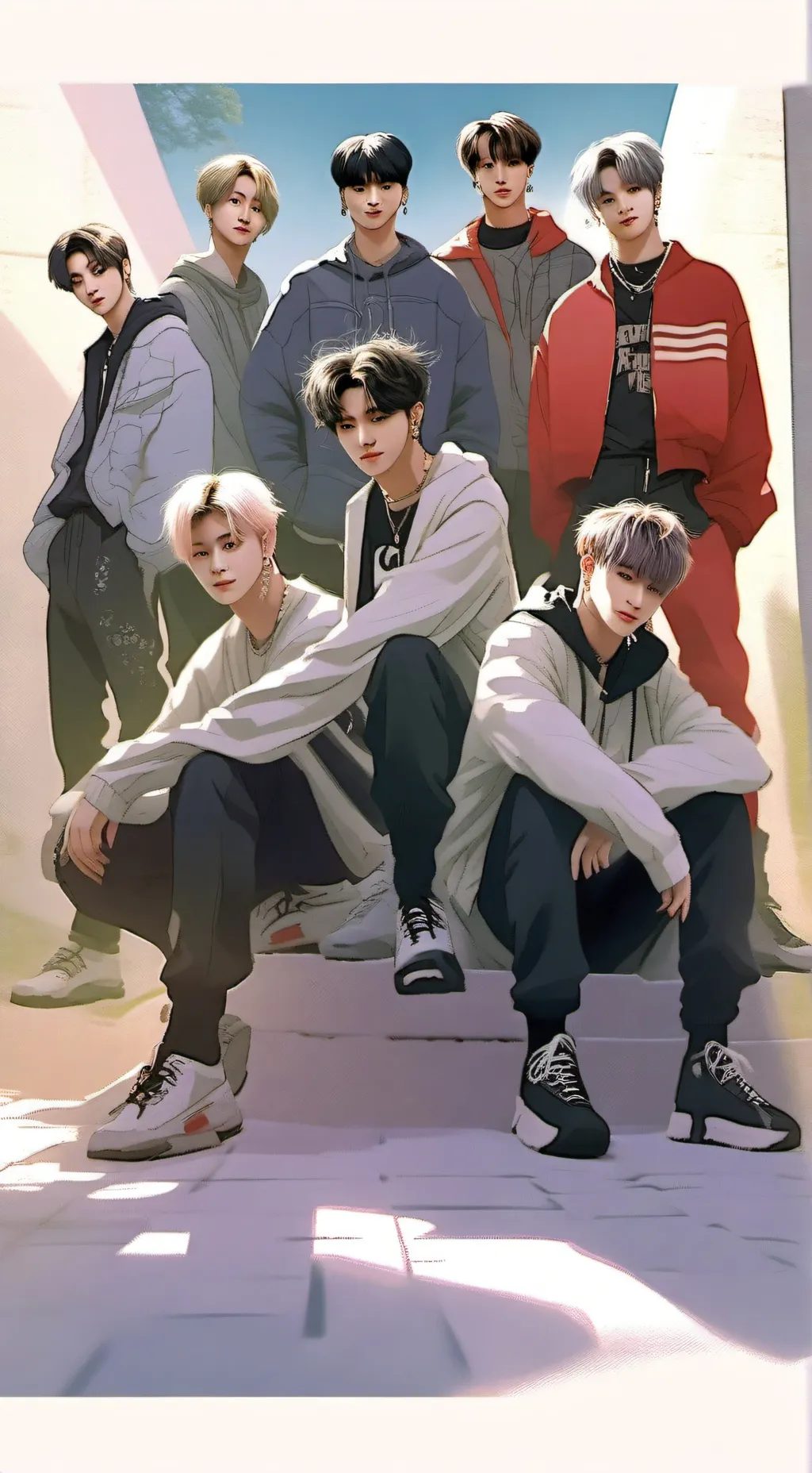 ai character: Stray kids background