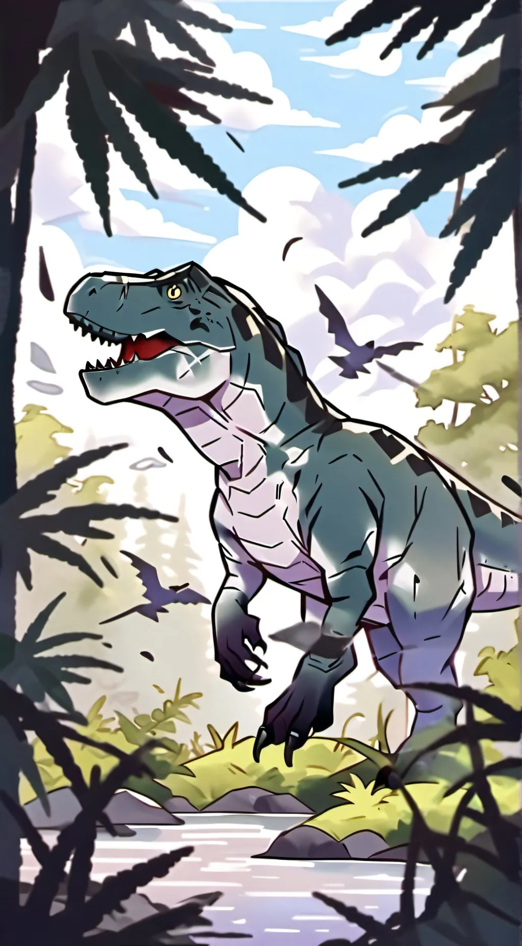 ai character: :) background