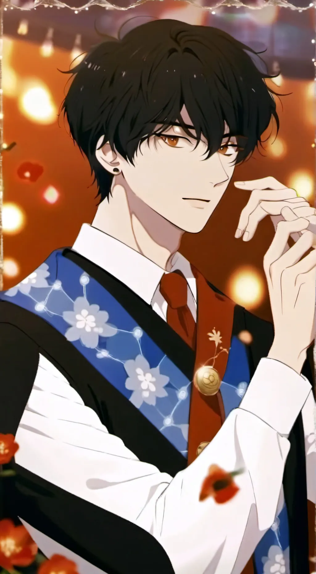 ai character: Blake  background