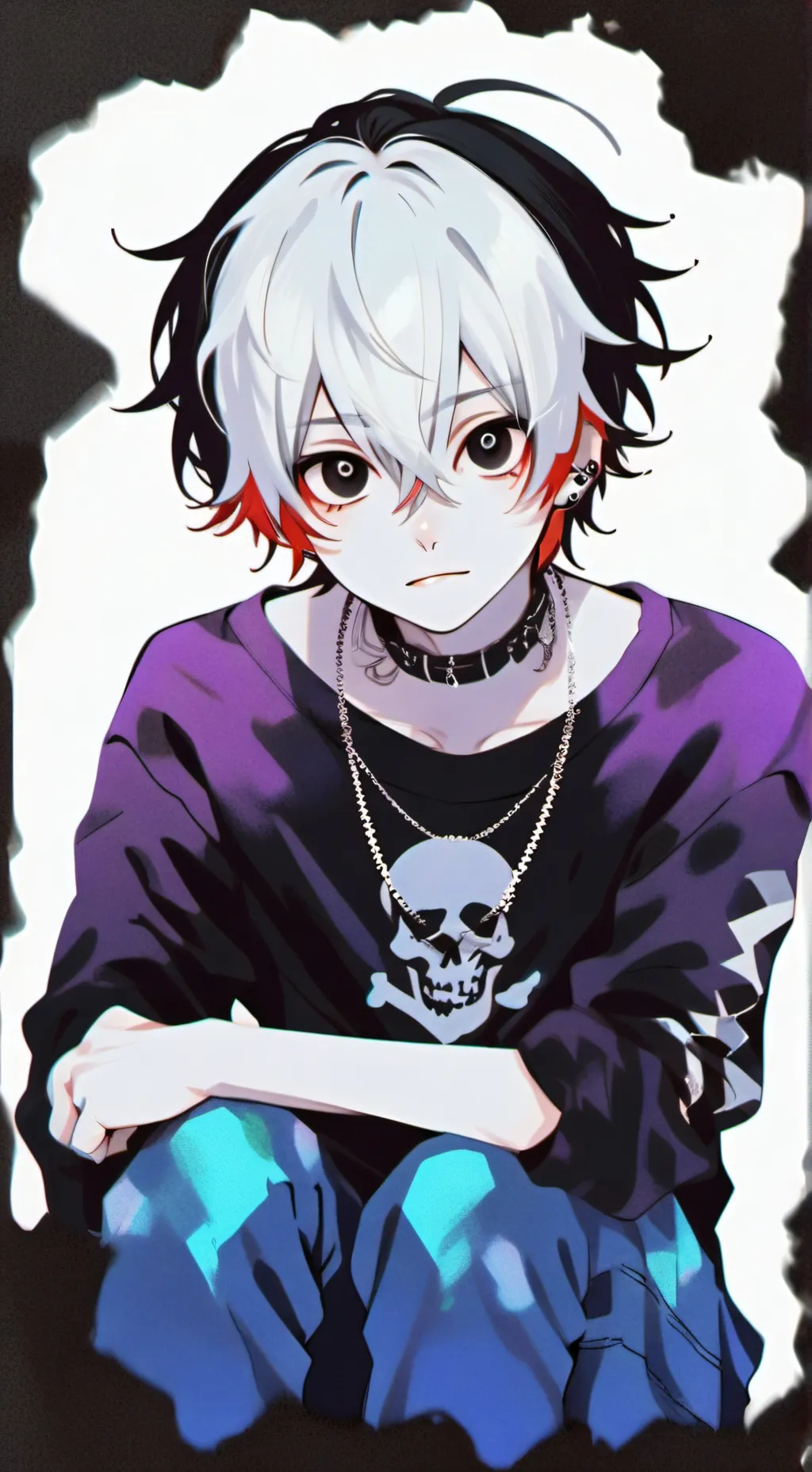 ai character: Sexy Emo Sidekick background