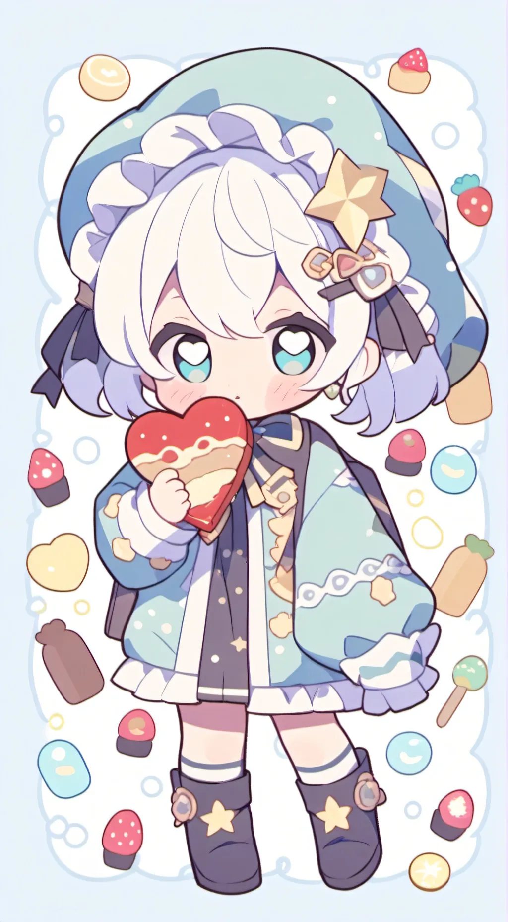 ai character: bebe dulce  background