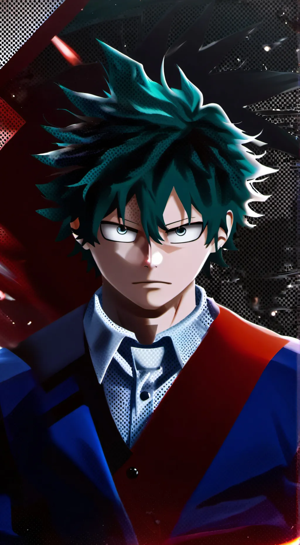 ai character: Villain meets hero background