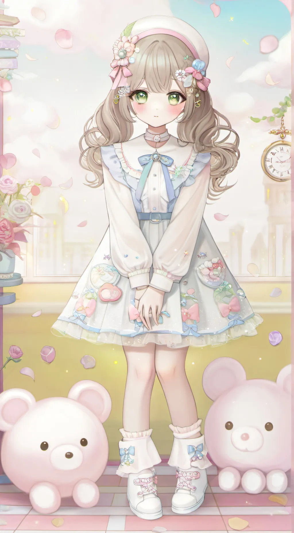 ai character: (роза) background