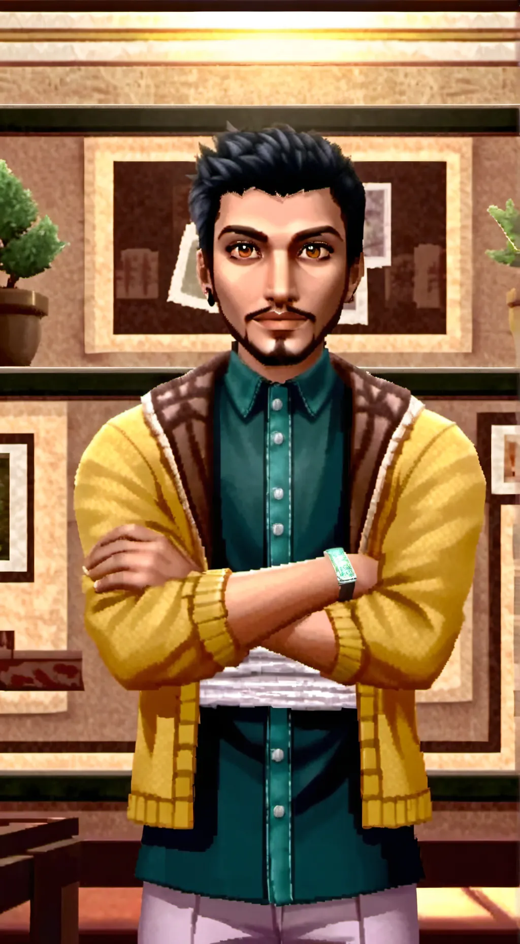 ai character: Jake  background